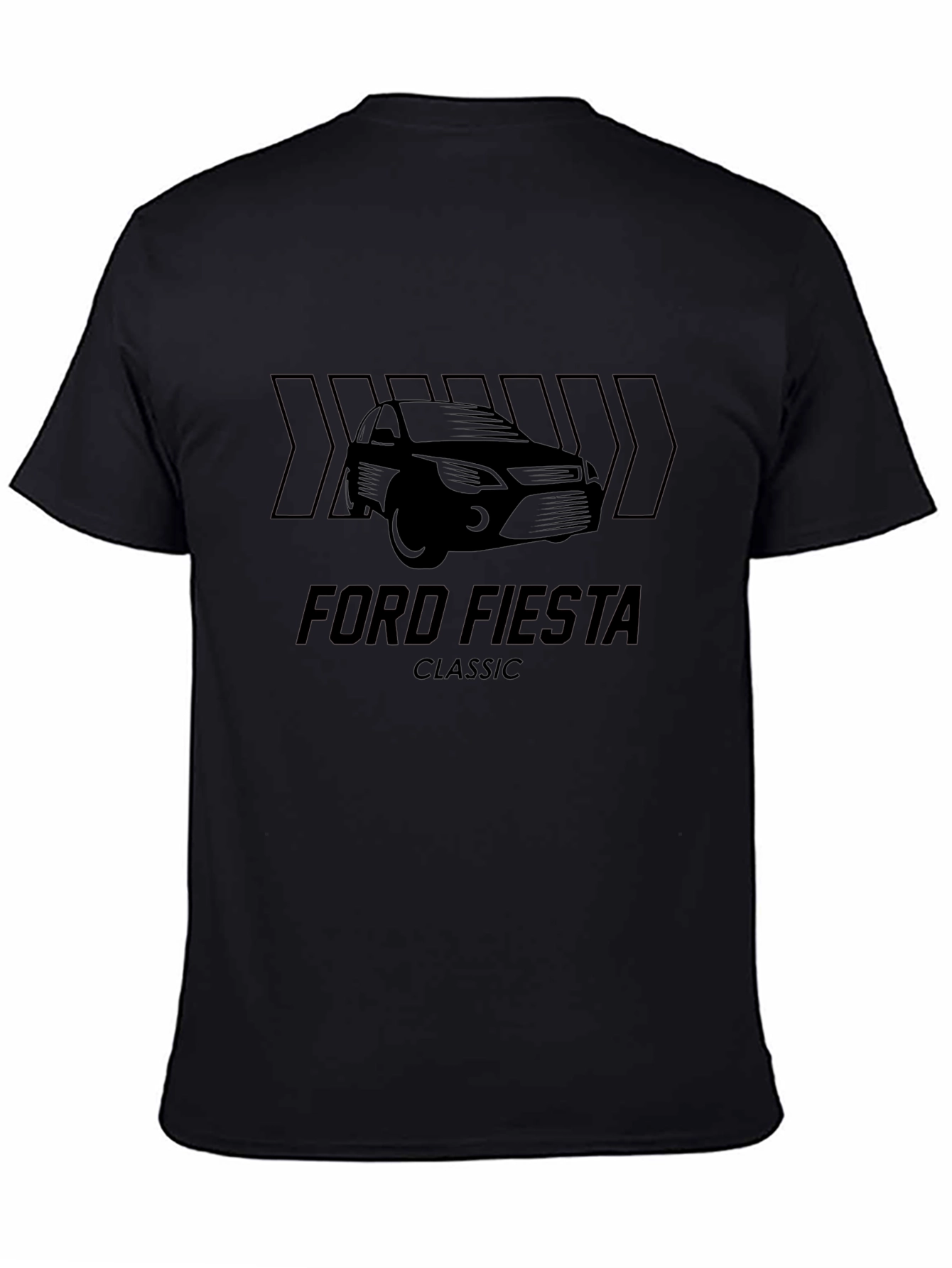 Ford Fiesta Classic T-Shirt - Mens Black Tee