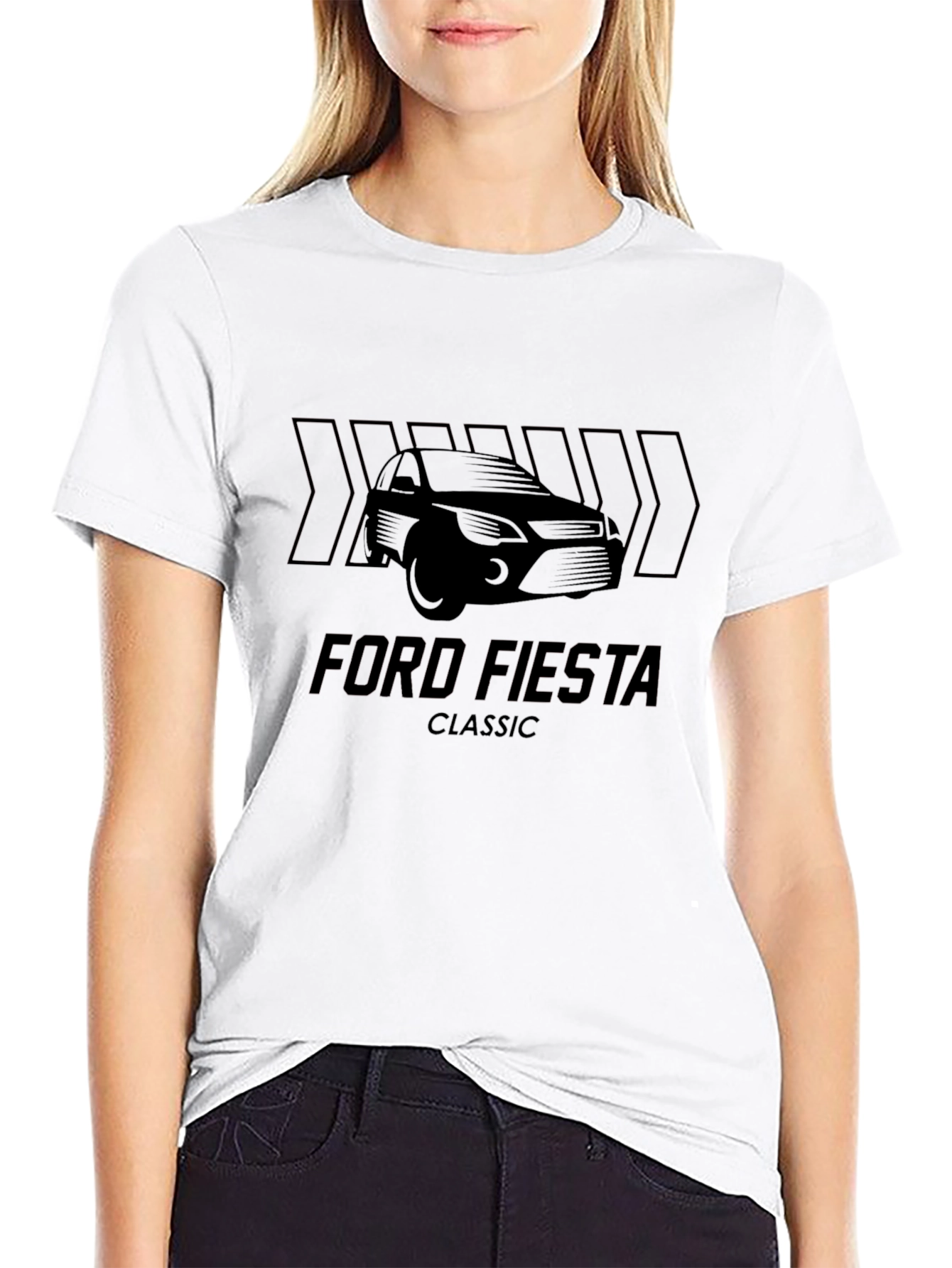 Ford Fiesta Classic T-Shirt - Mens Black Tee
