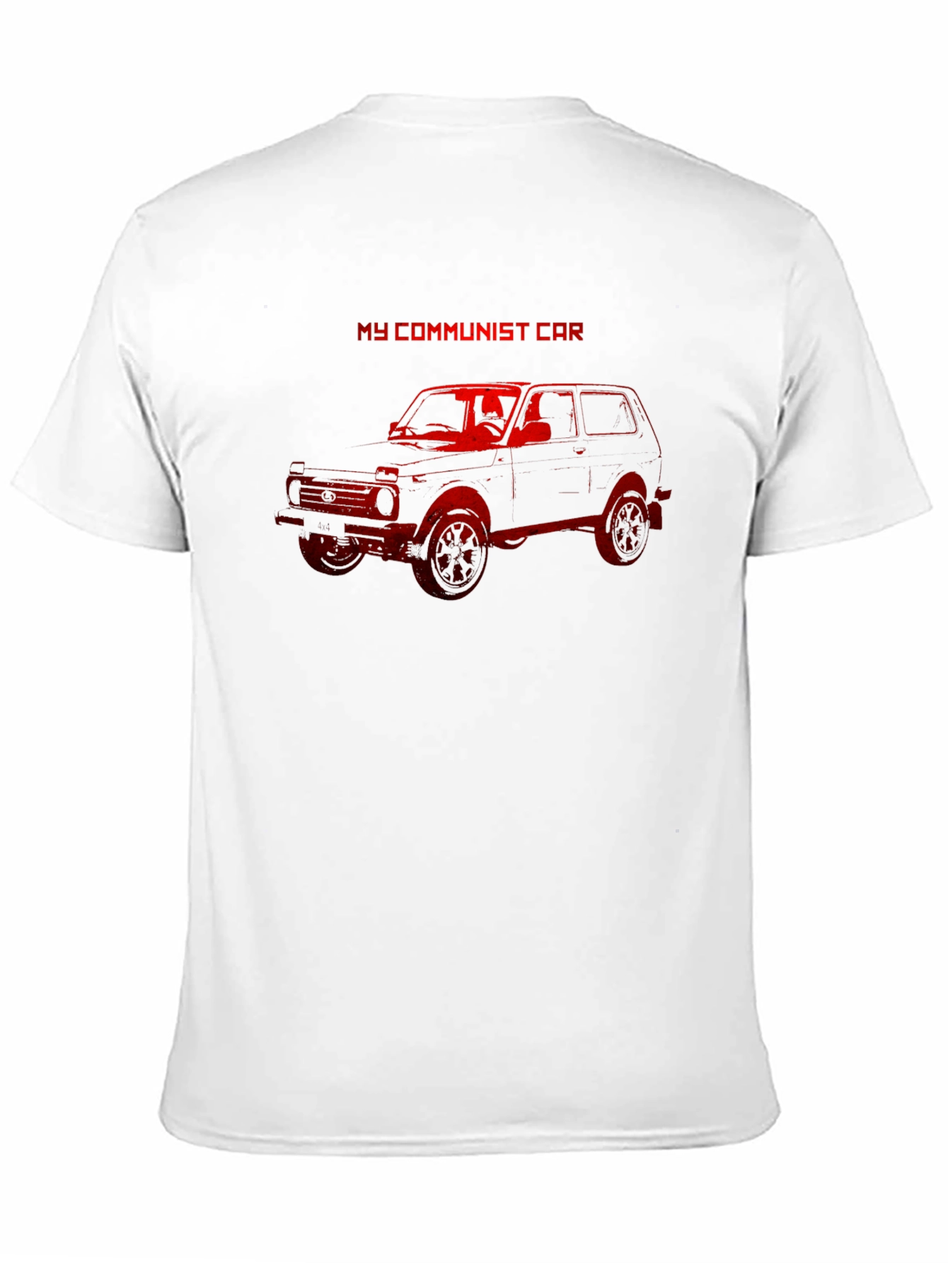 My Communist Car T-Shirt - Red Graphic Tee