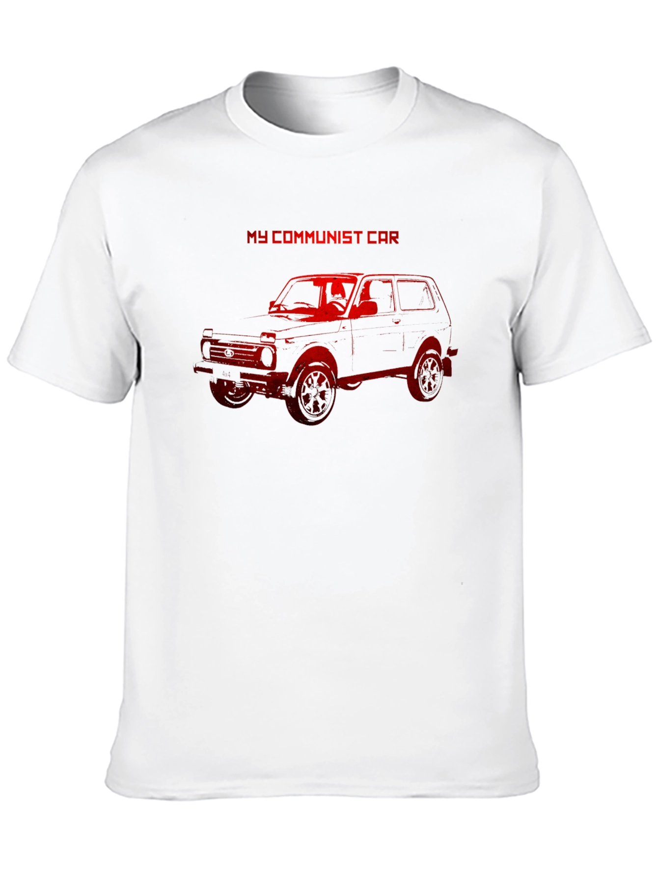 My Communist Car T-Shirt - Red Graphic Tee