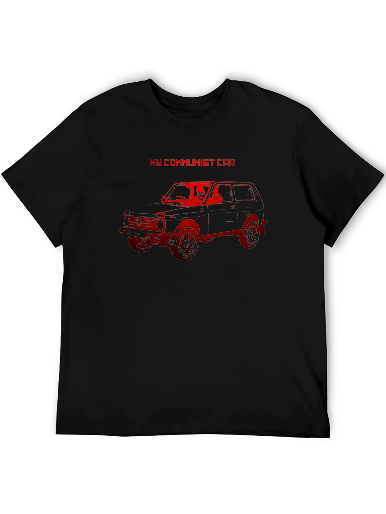 My Communist Car T-Shirt - Red Graphic Tee