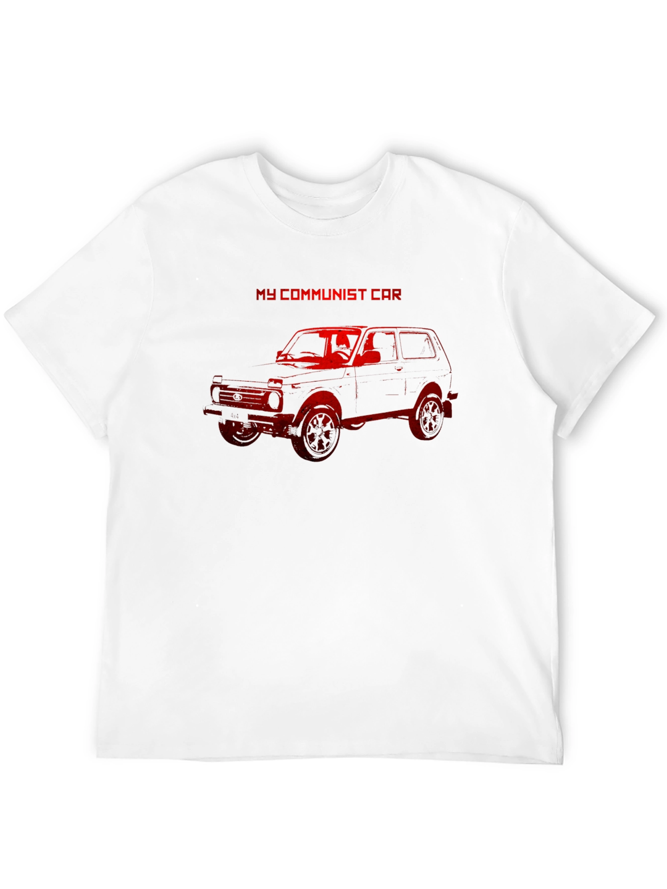 My Communist Car T-Shirt - Red Graphic Tee