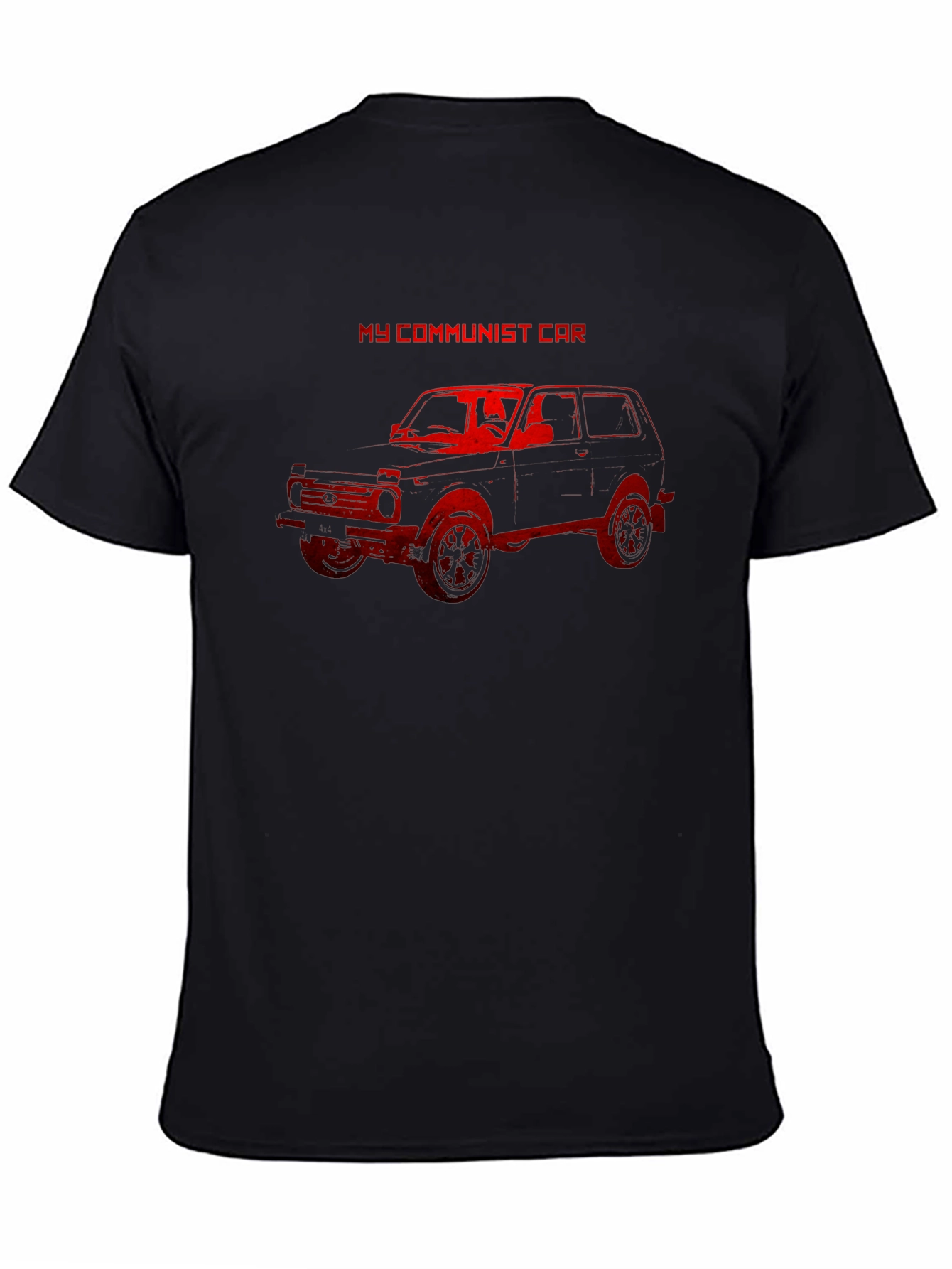 My Communist Car T-Shirt - Red Graphic Tee
