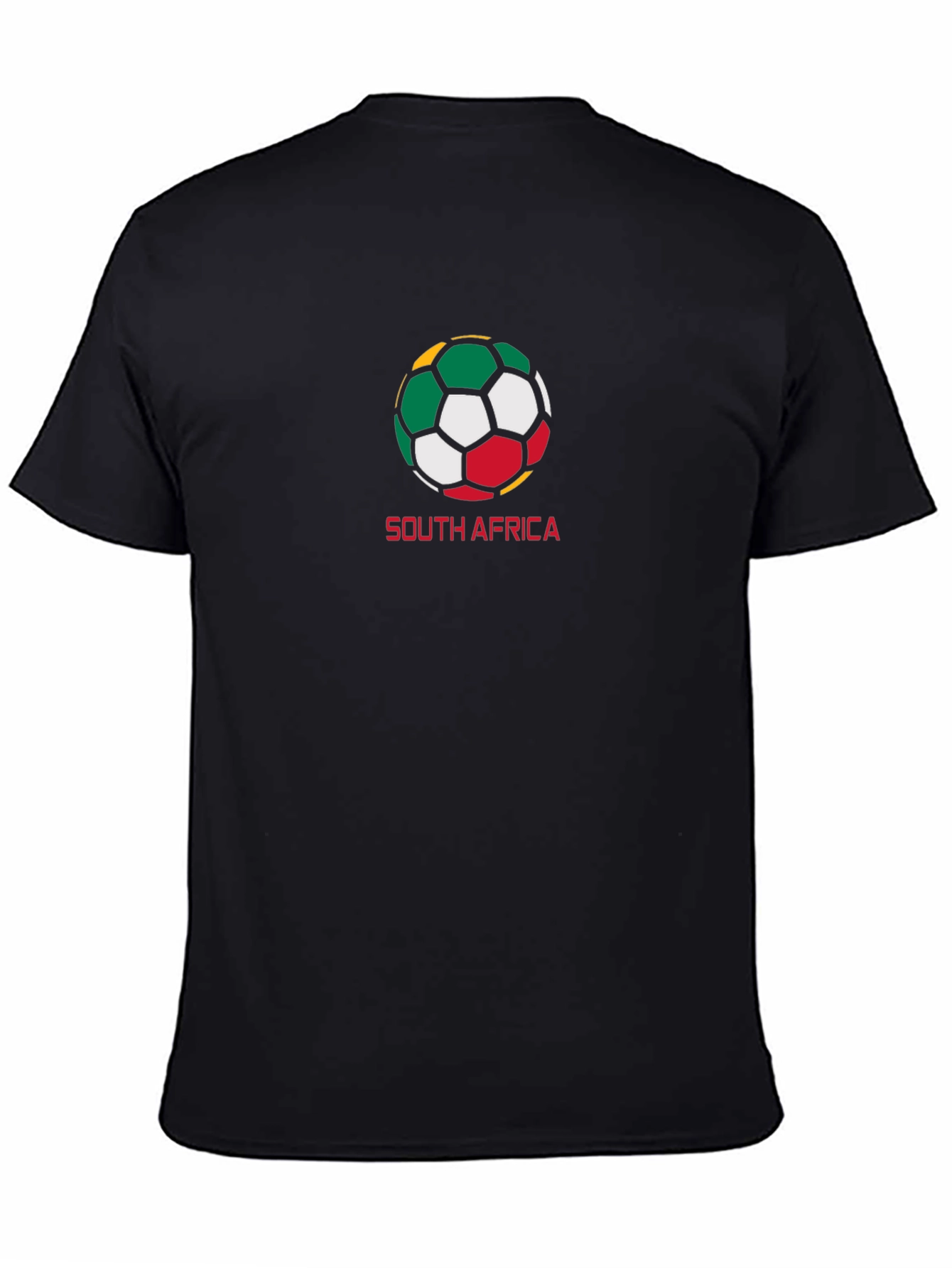 South Africa Soccer Ball Graphic Tee - Black