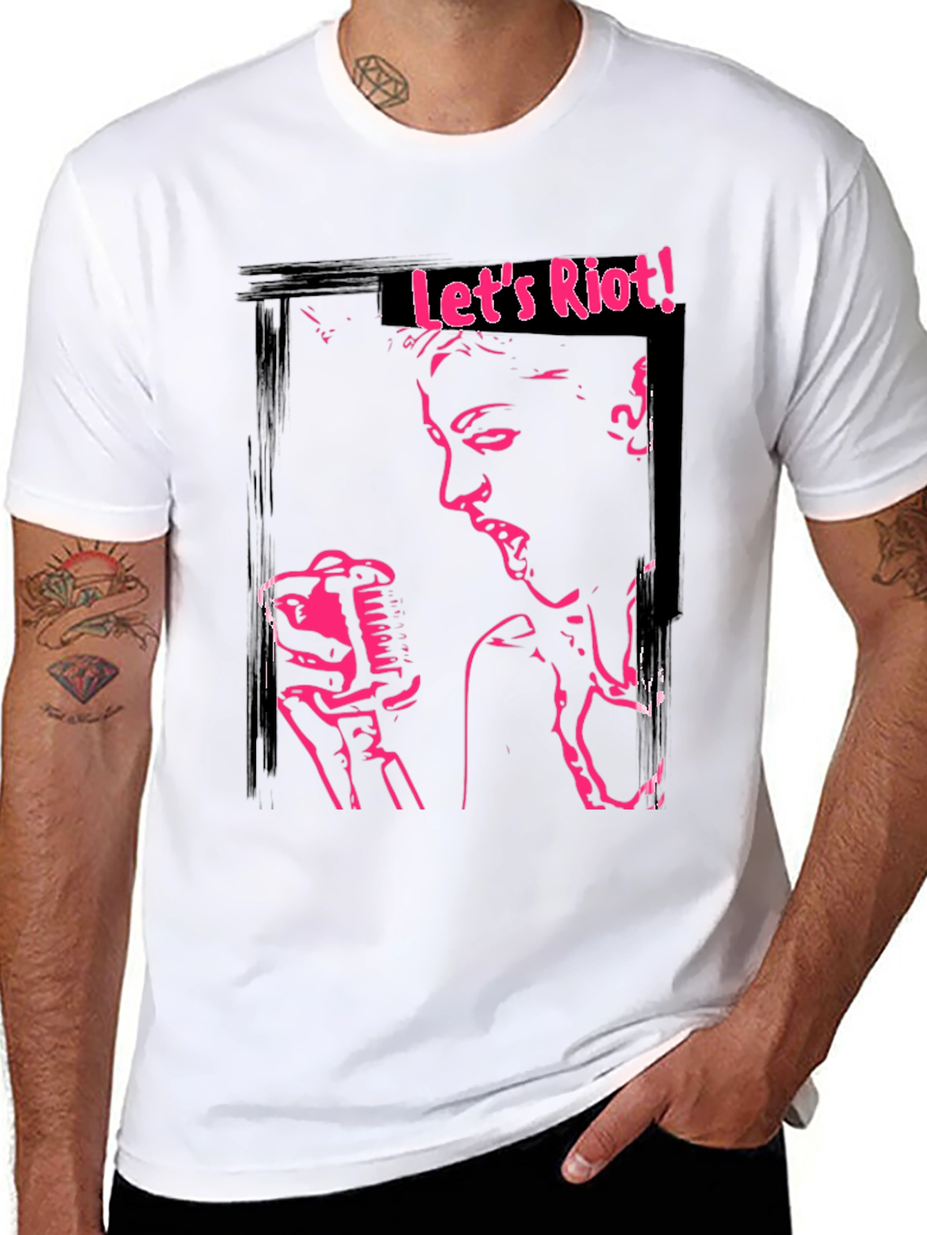 Lets Riot Graphic Tee