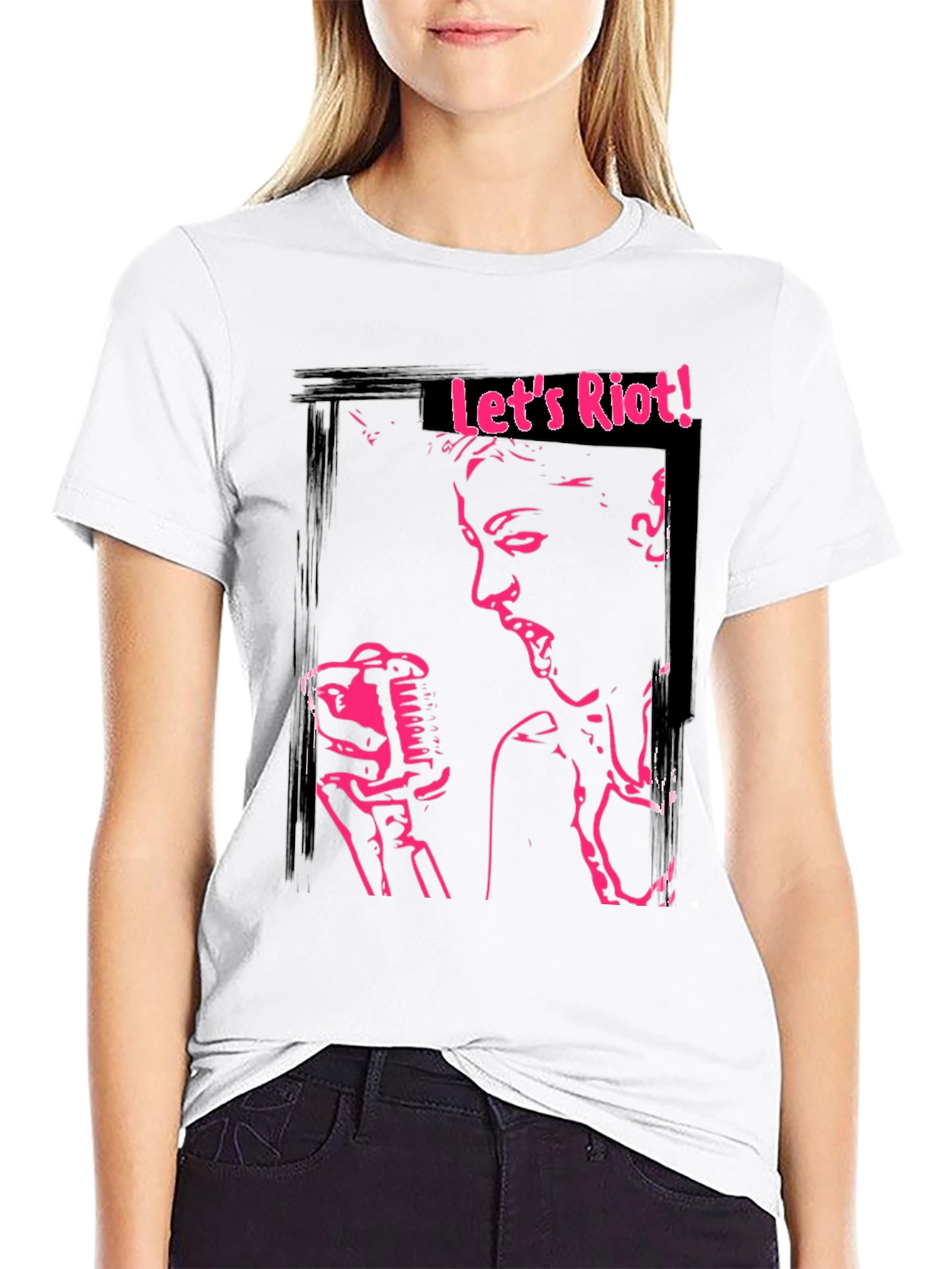 Lets Riot Graphic Tee
