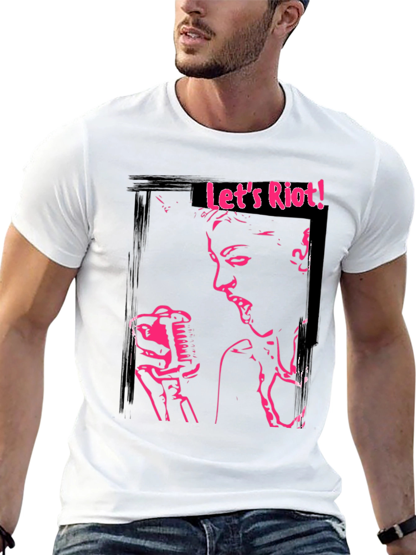 Lets Riot Graphic Tee