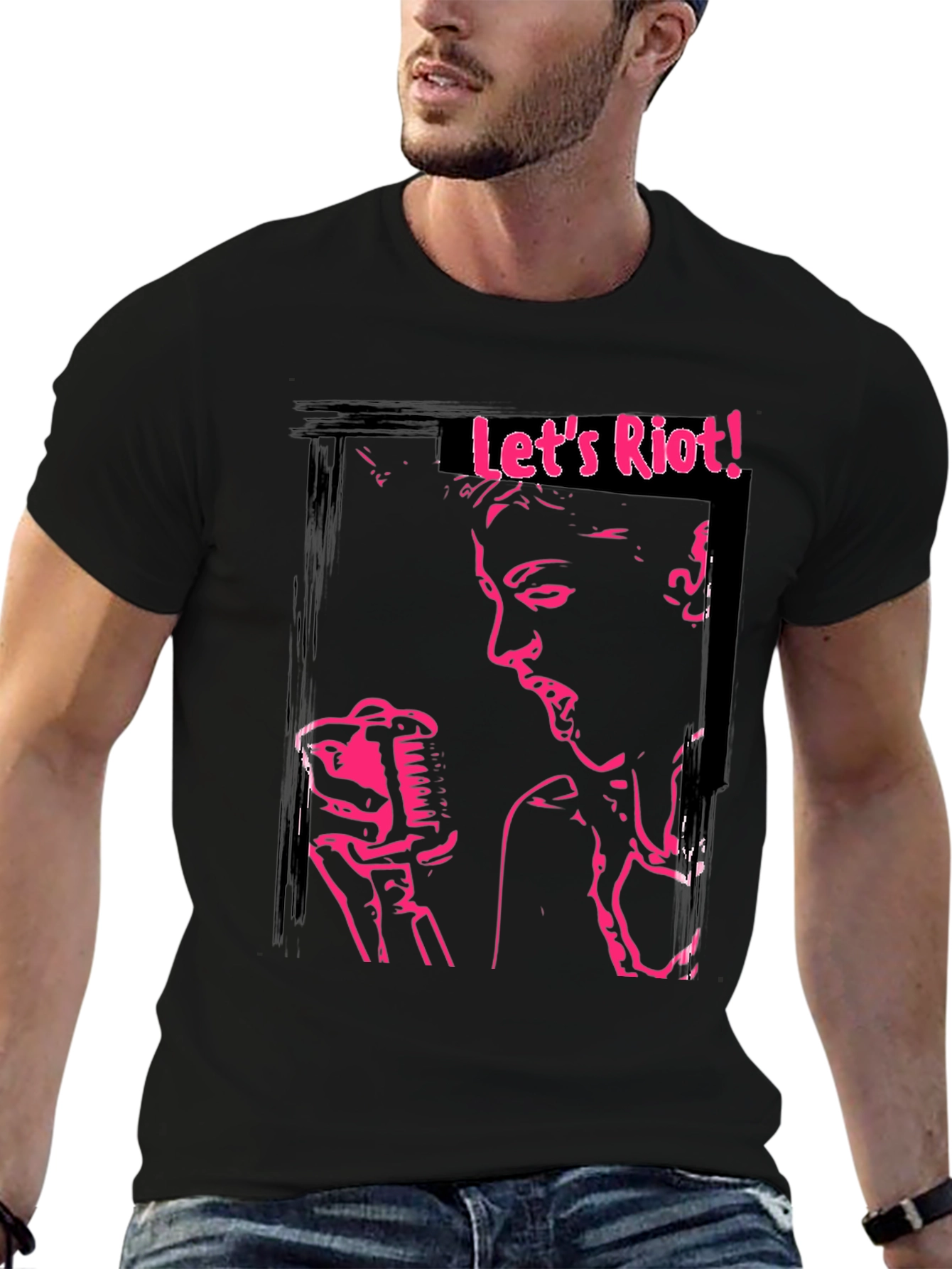Lets Riot Graphic Tee
