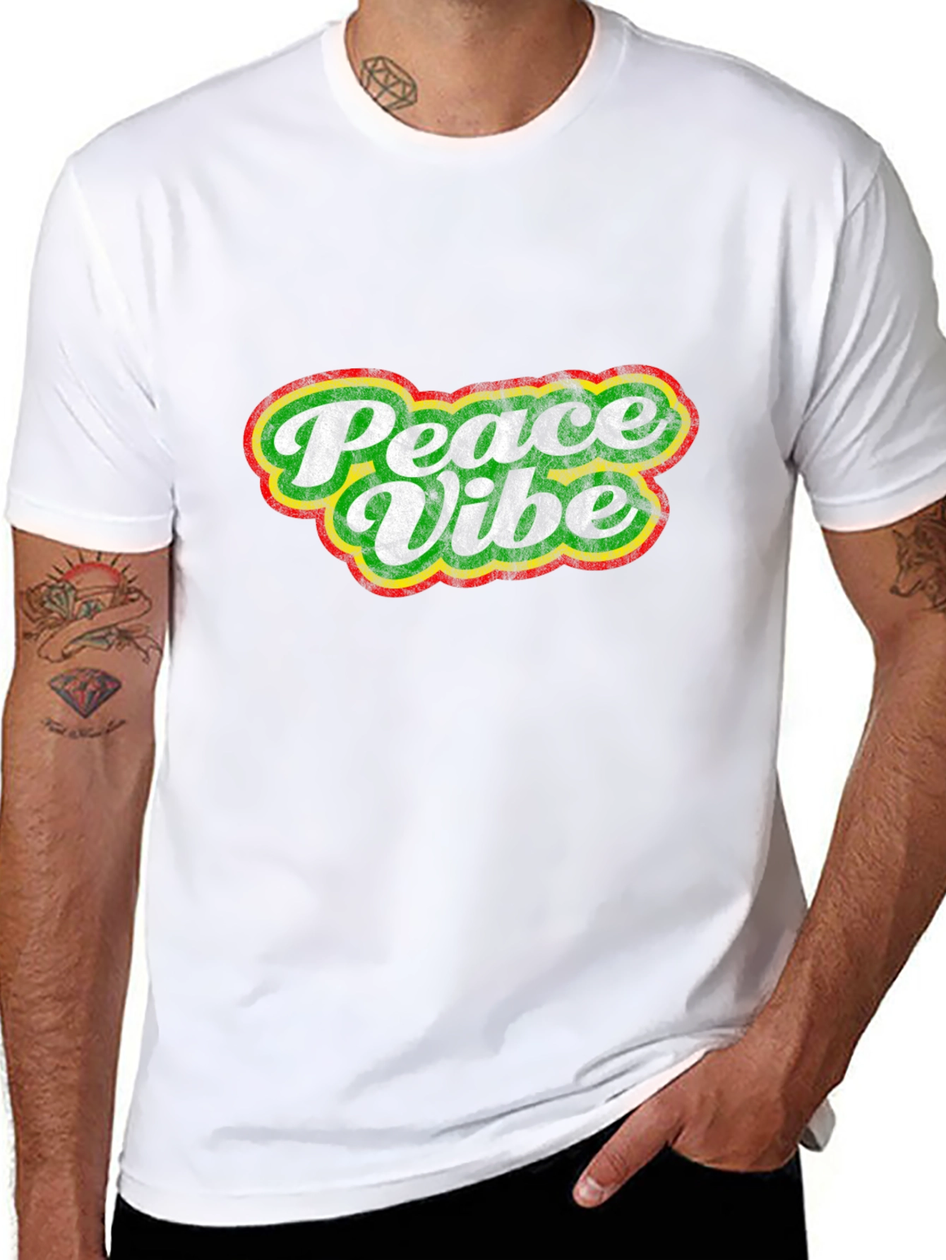 Peace Vibe Rasta T-Shirt