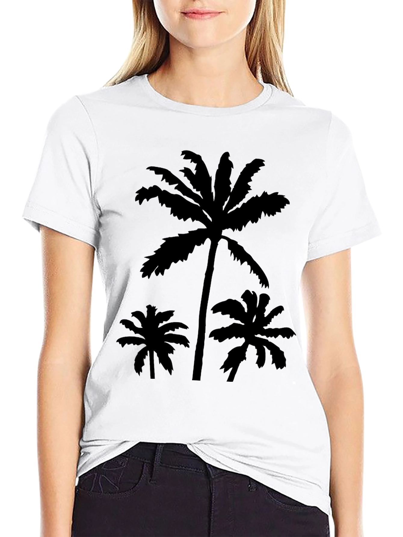 Tropical Palm Tree Graphic T-Shirt