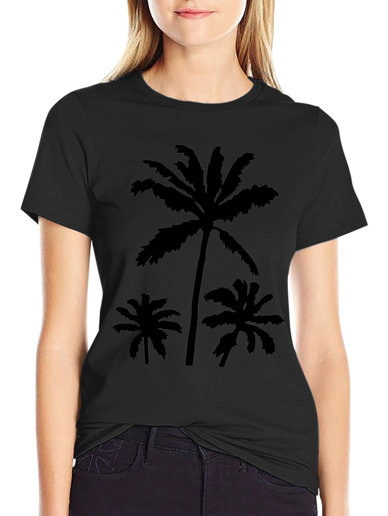 Tropical Palm Tree Graphic T-Shirt