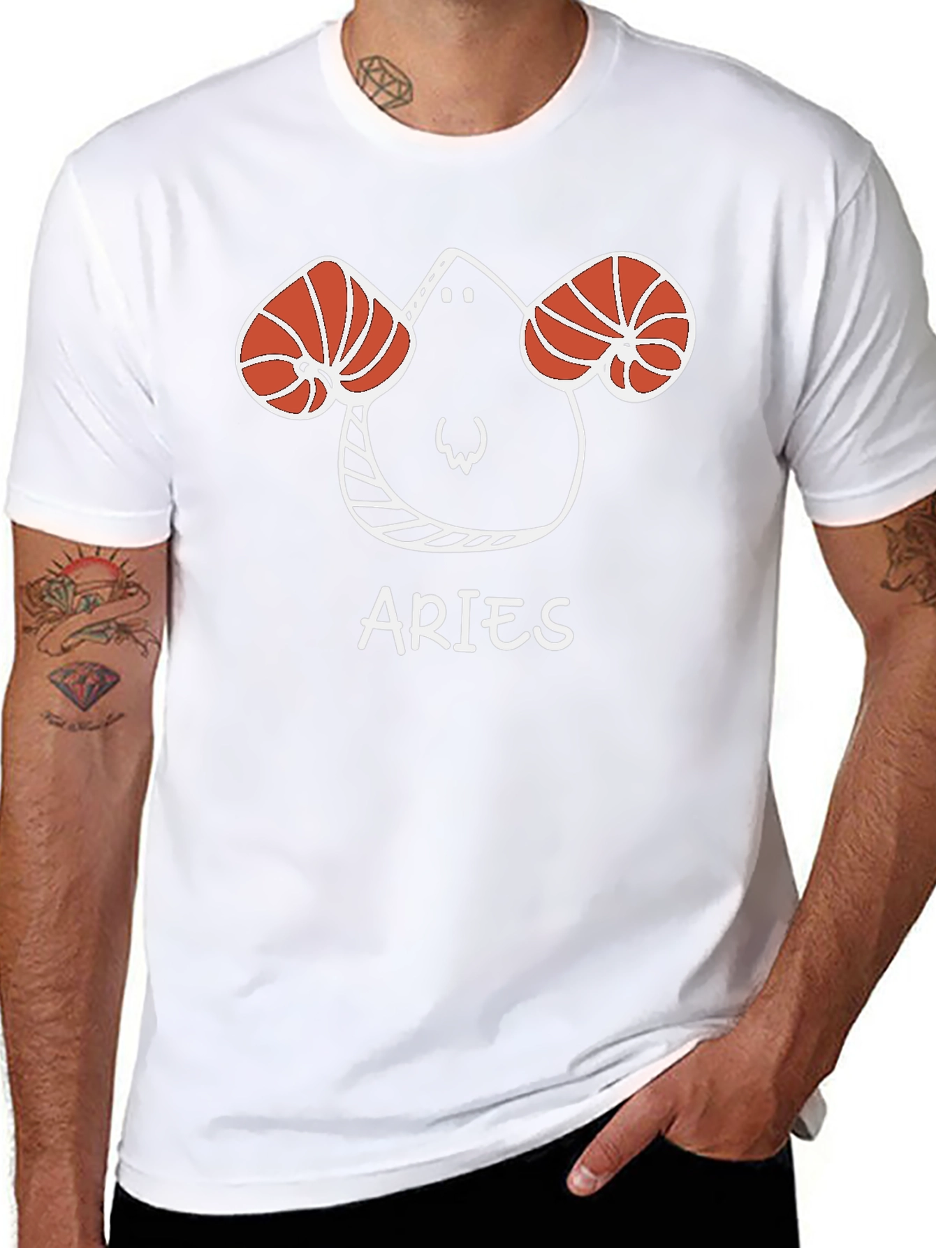 Aries Zodiac Sign T-Shirt