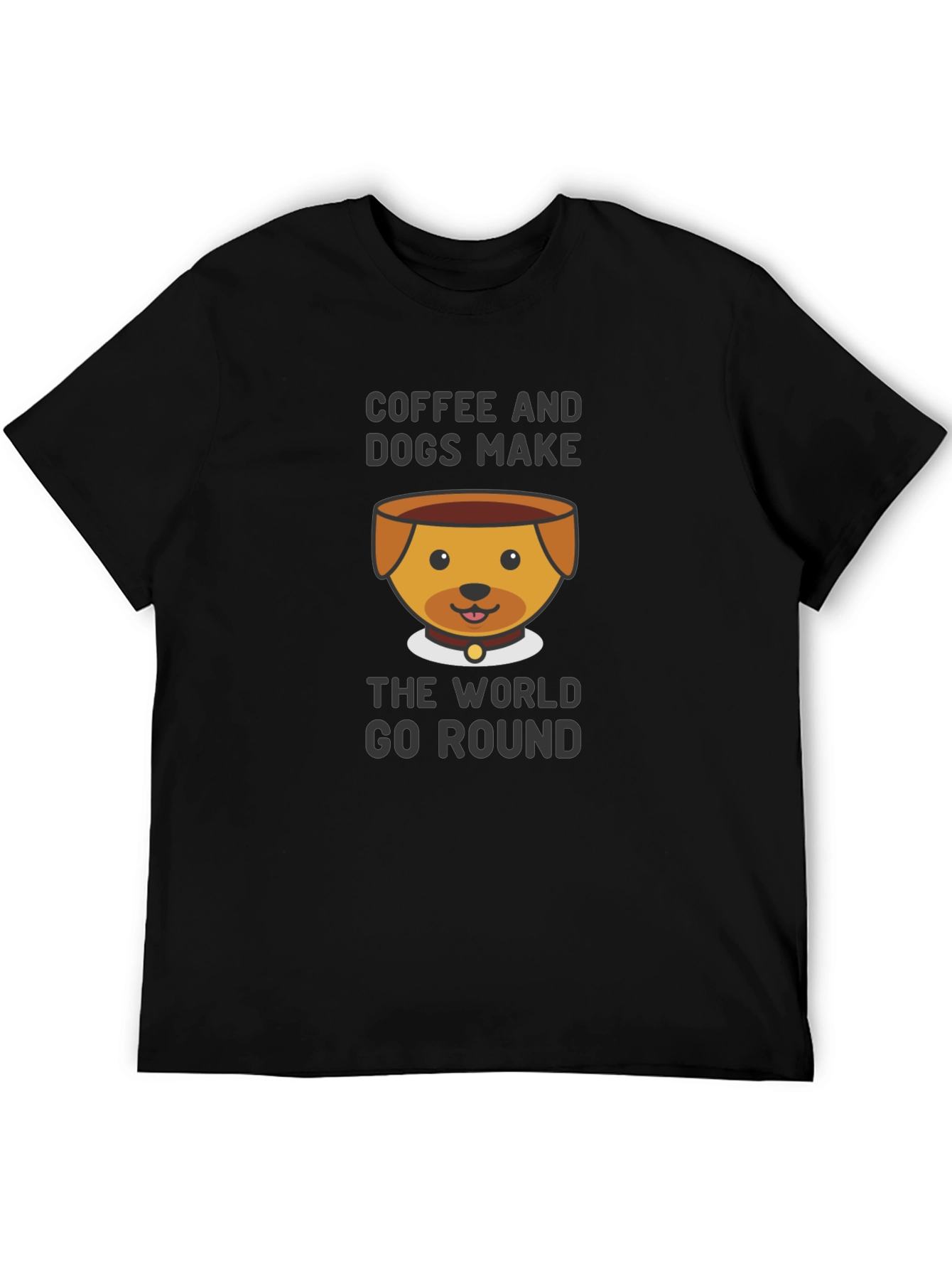 Coffee & Dogs Graphic T-Shirt