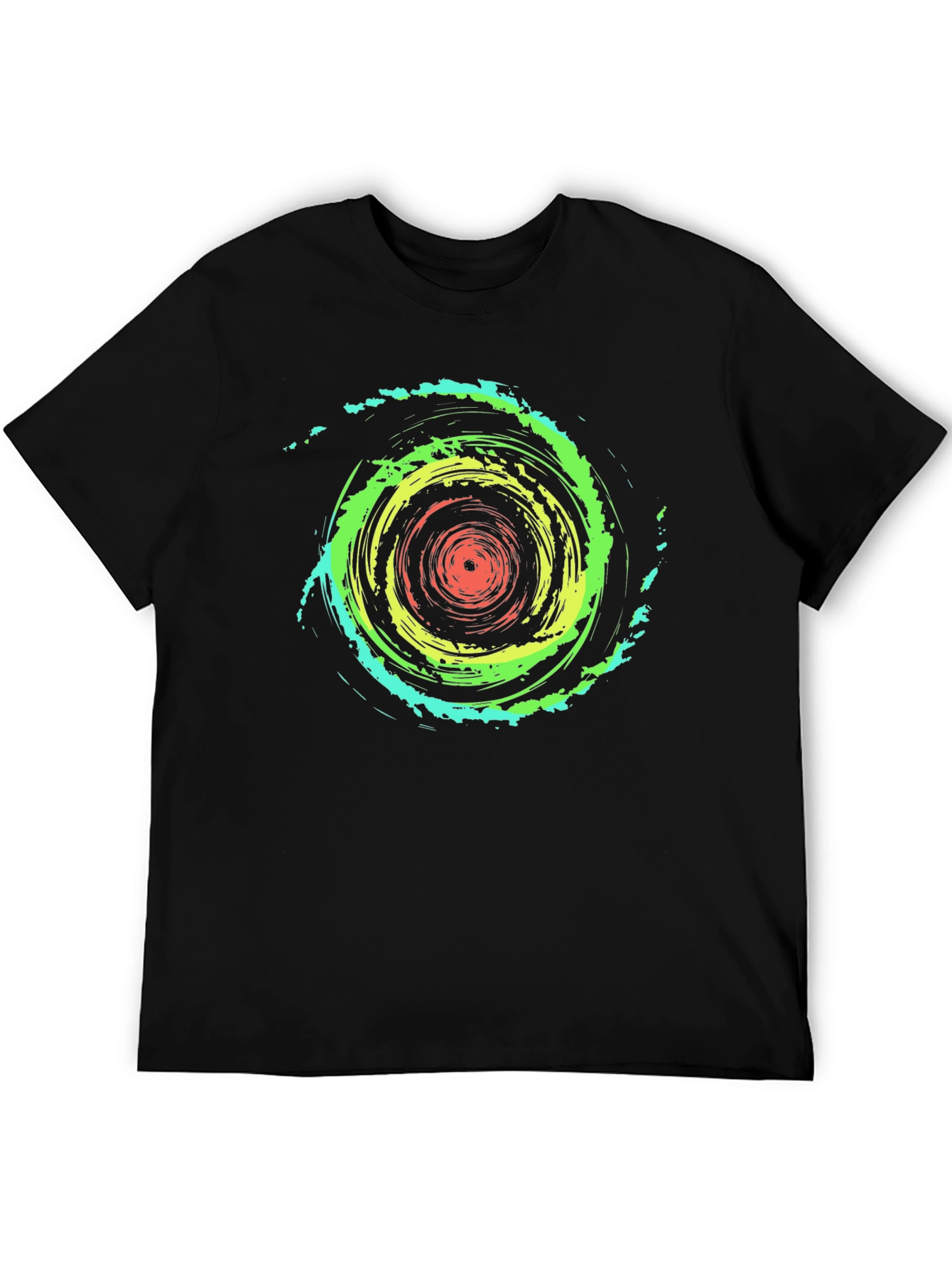 Vortex Graphic Tee - Mens Black T-Shirt