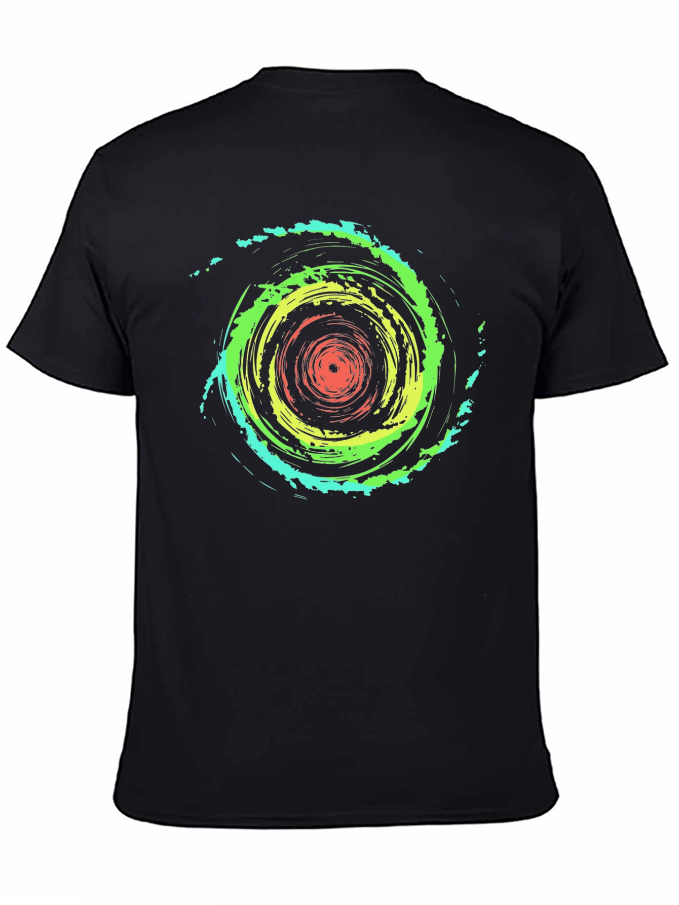 Vortex Graphic Tee - Mens Black T-Shirt