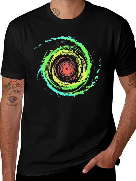 Vortex Graphic Tee - Mens Black T-Shirt