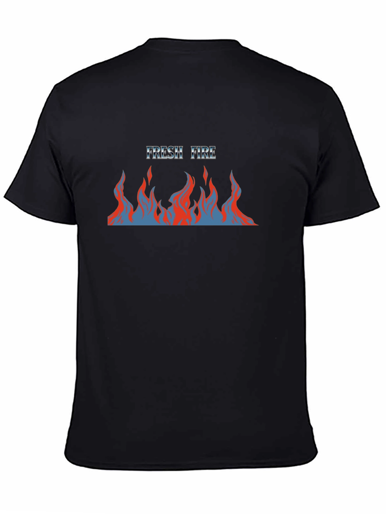 Fresh Fire Graphic Tee - Mens Black T-Shirt