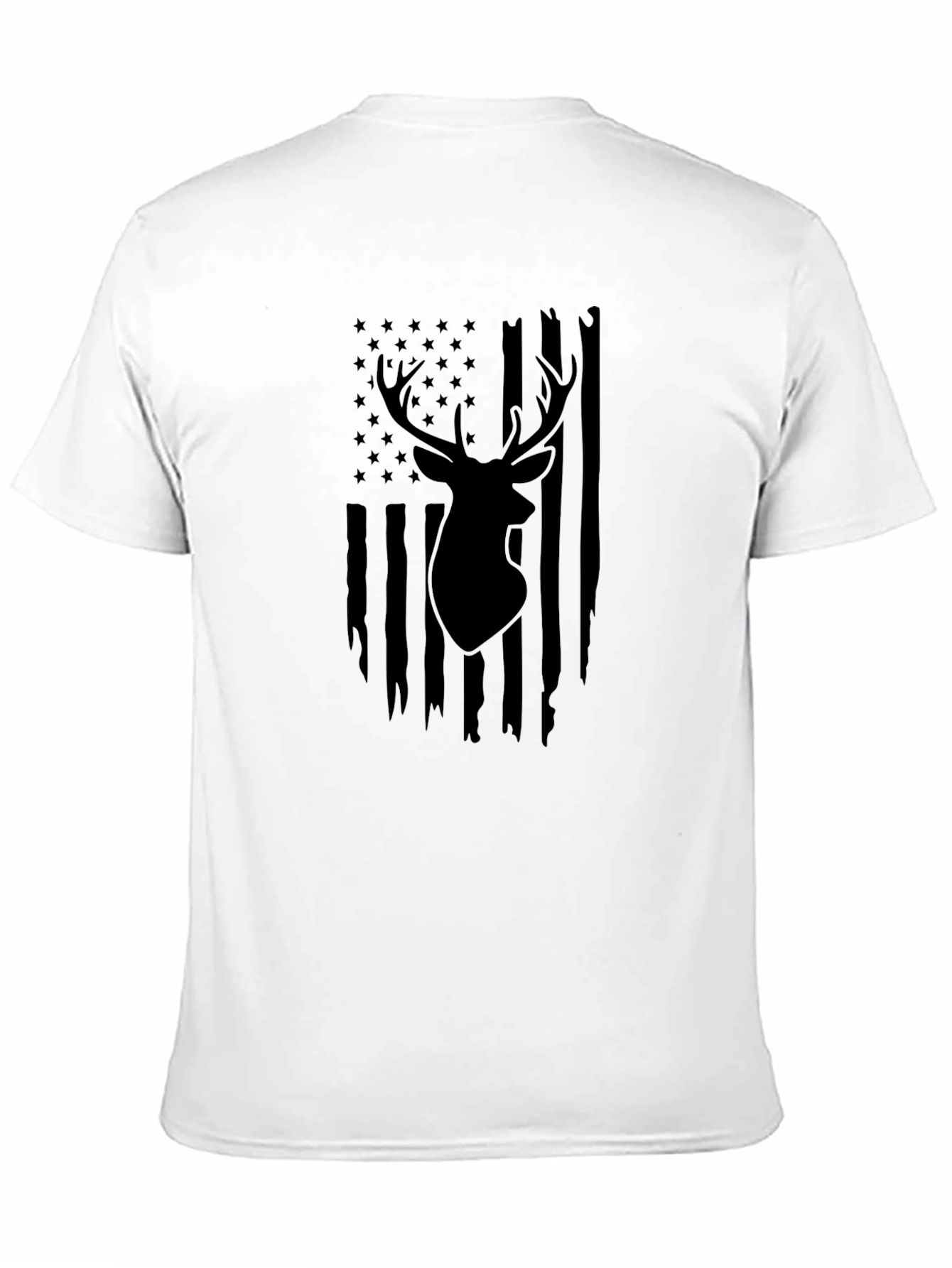 Deer American Flag T-Shirt