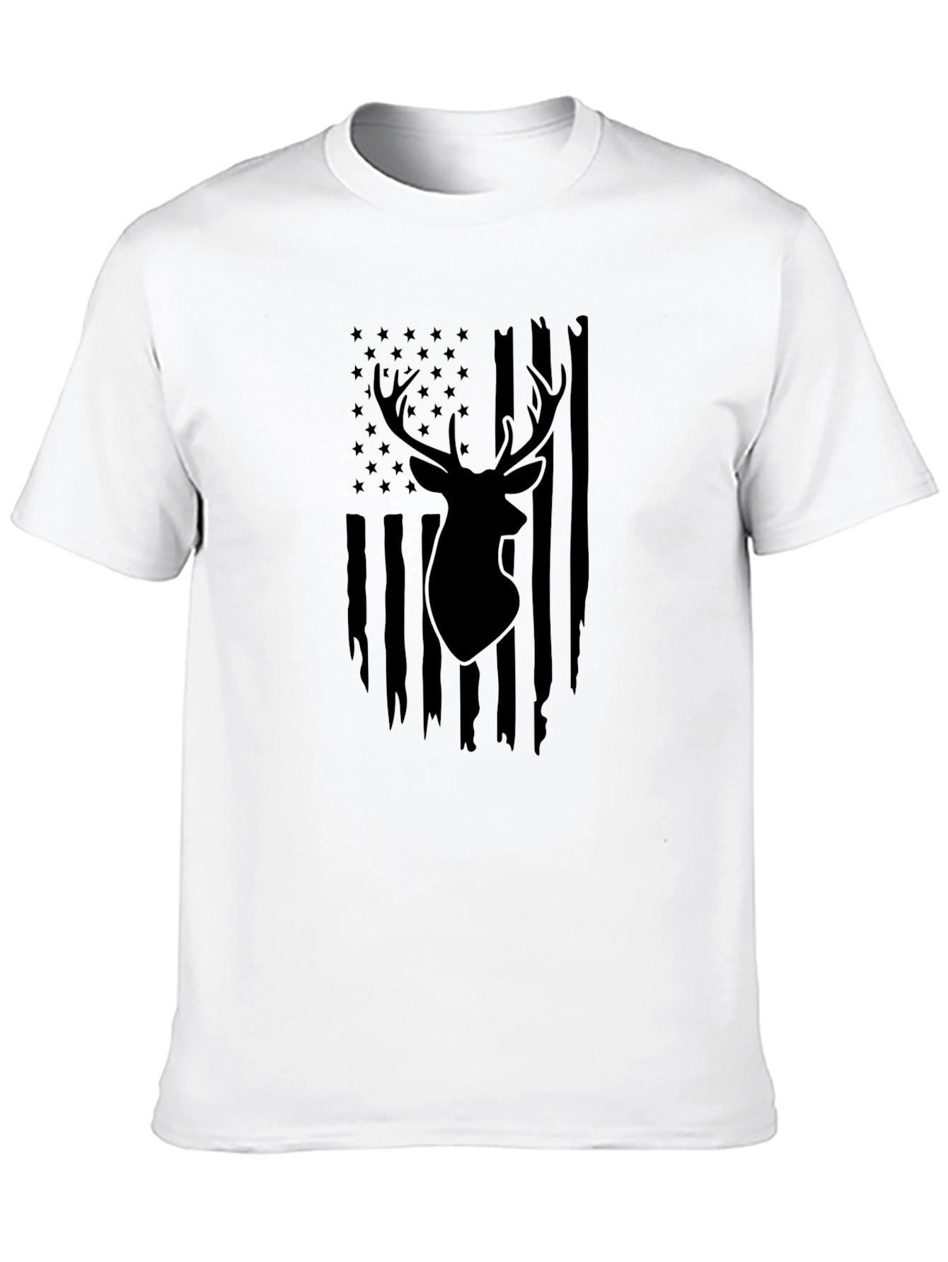 Deer American Flag T-Shirt