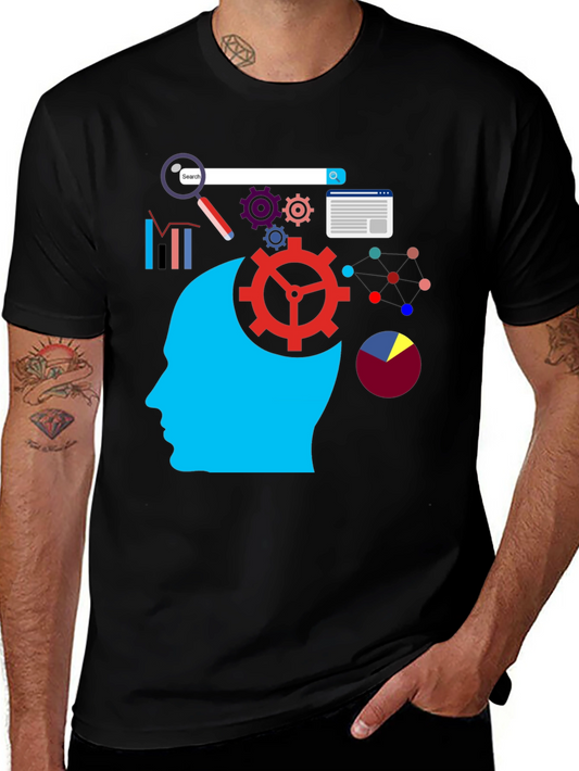 Data Analytics Mind T-Shirt - Black