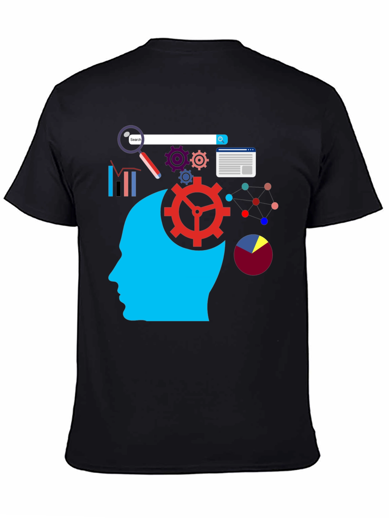 Data Analytics Mind T-Shirt - Black