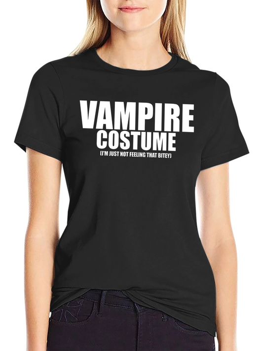 Vampire Costume Funny Graphic Tee