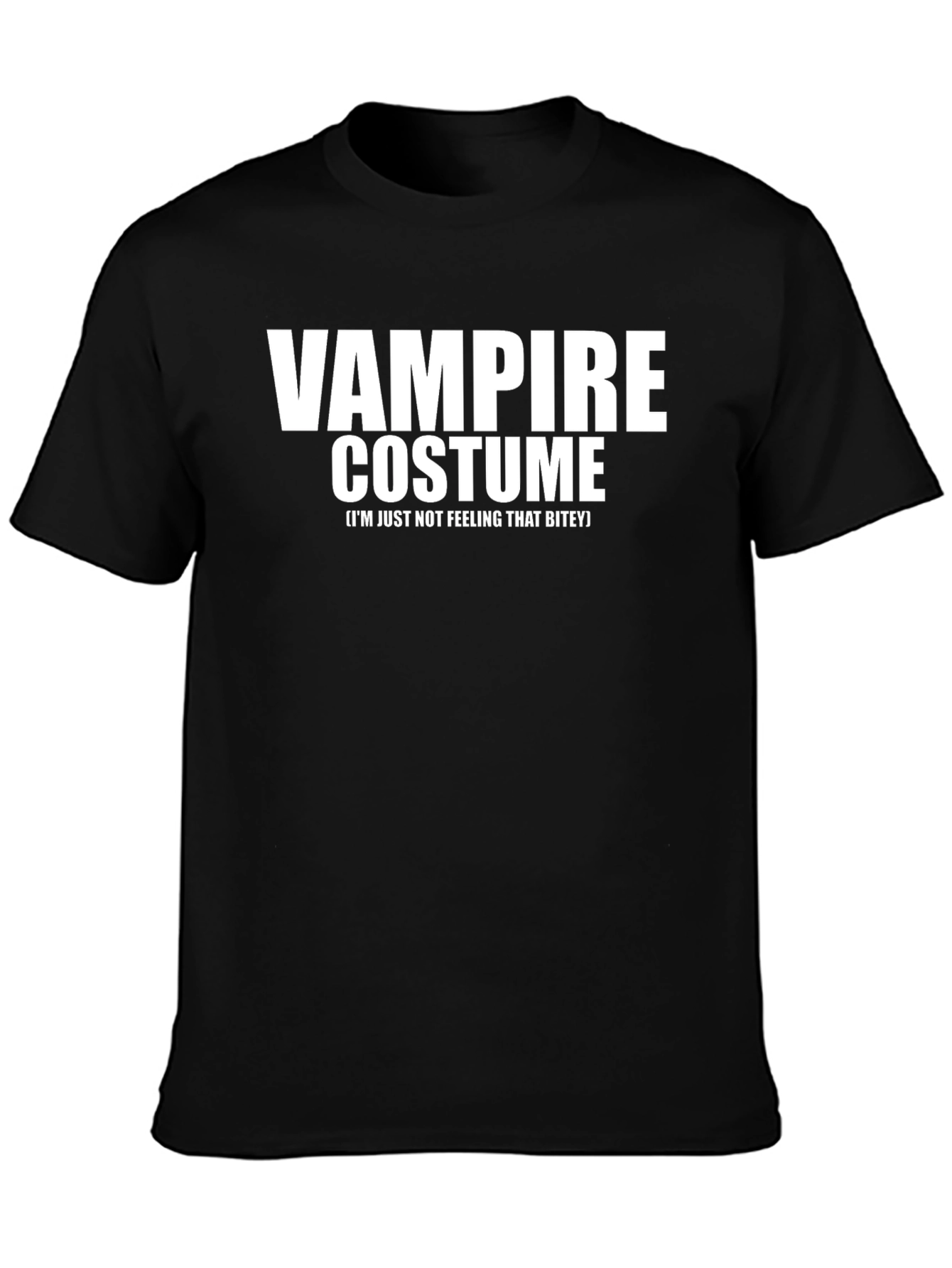 Vampire Costume Funny Graphic Tee