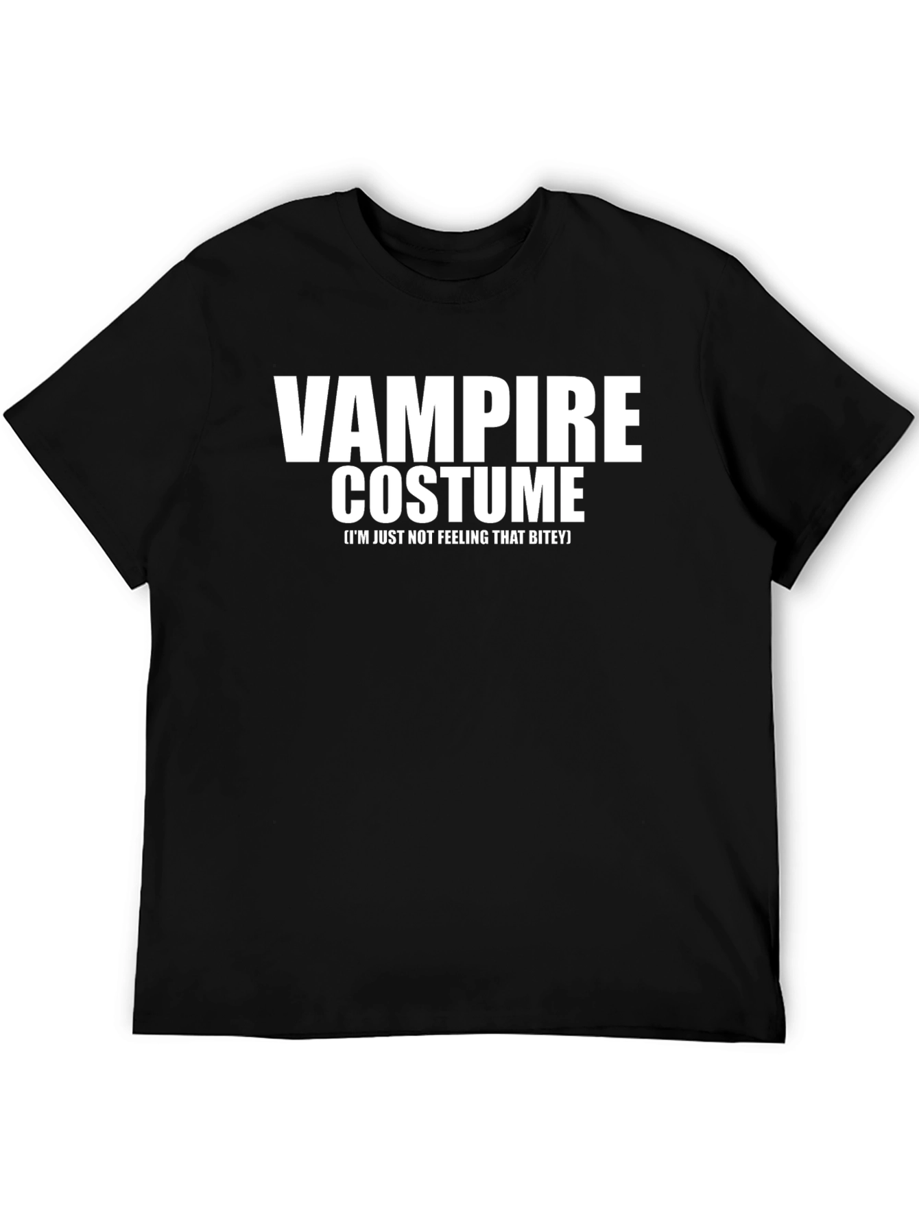 Vampire Costume Funny Graphic Tee