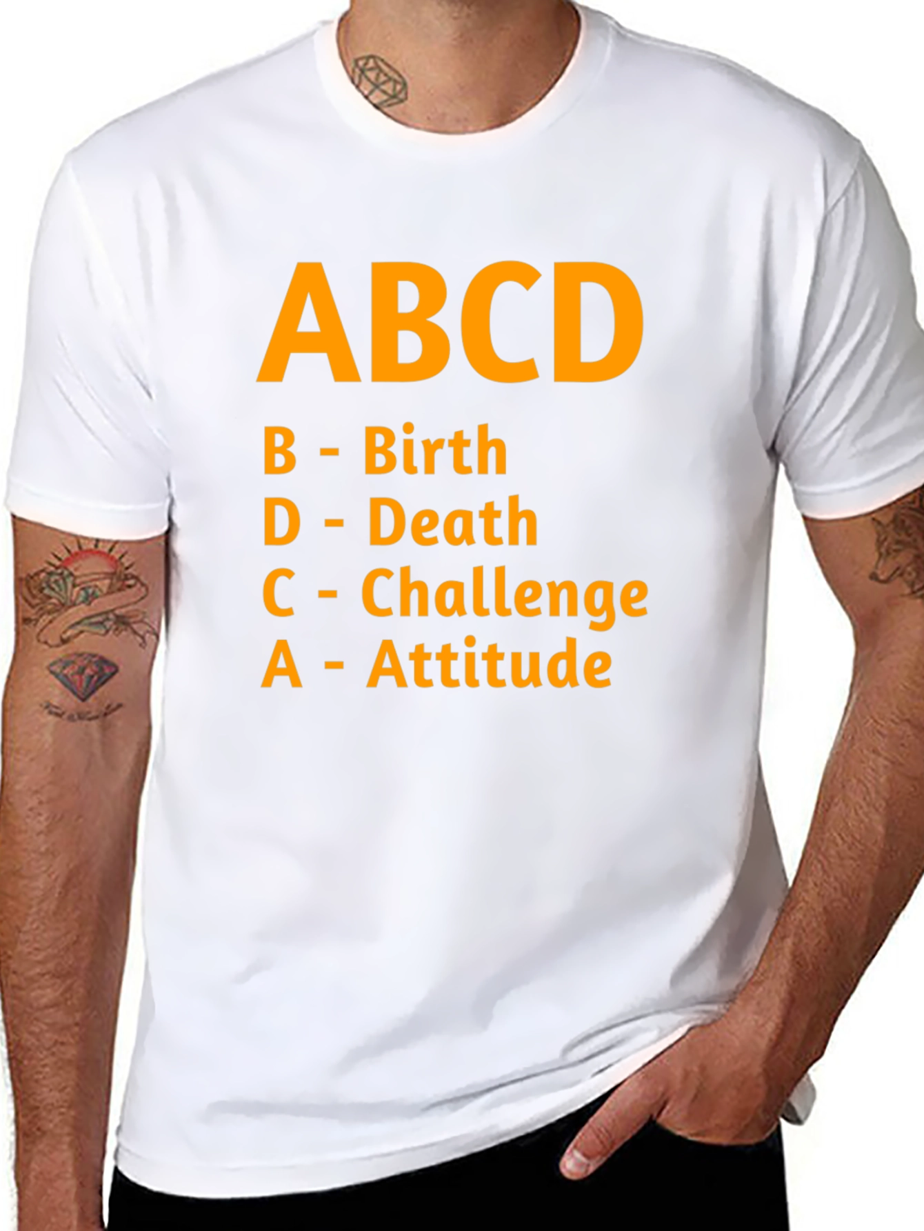 ABCD: Birth Death Challenge Attitude Graphic Tee