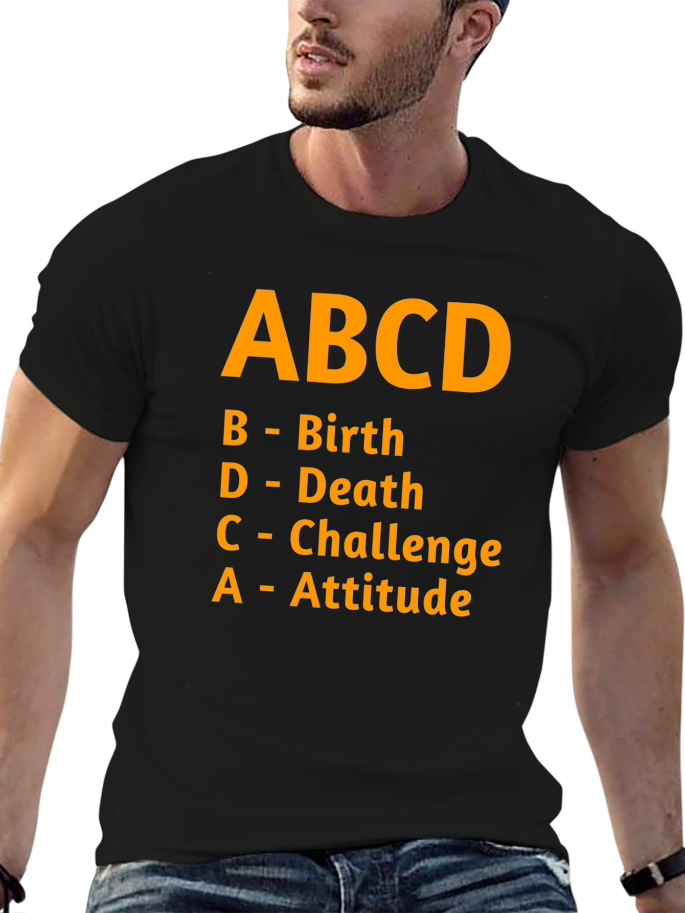 ABCD: Birth Death Challenge Attitude Graphic Tee