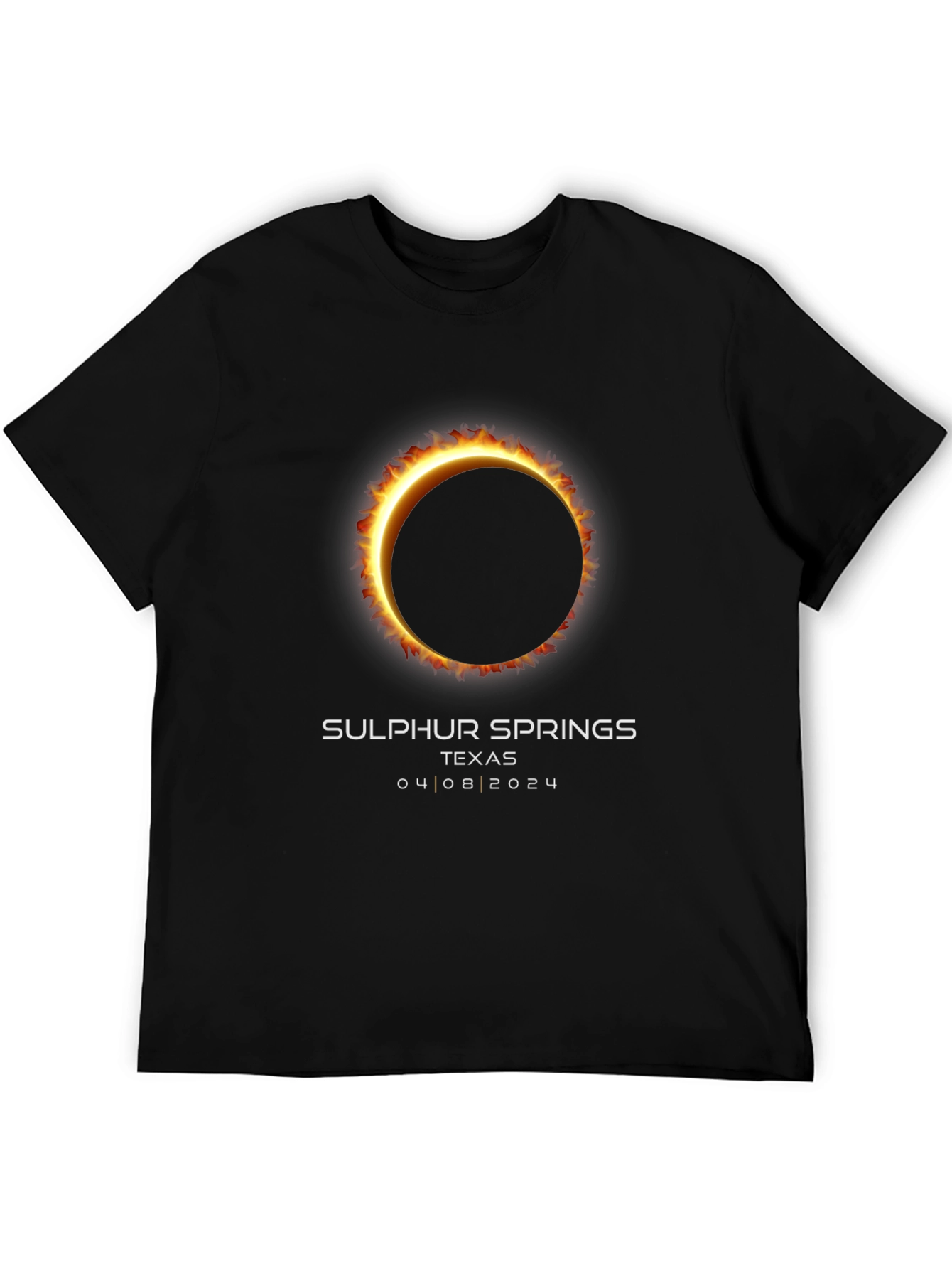 Solar Eclipse Sulphur Springs Texas T-Shirt