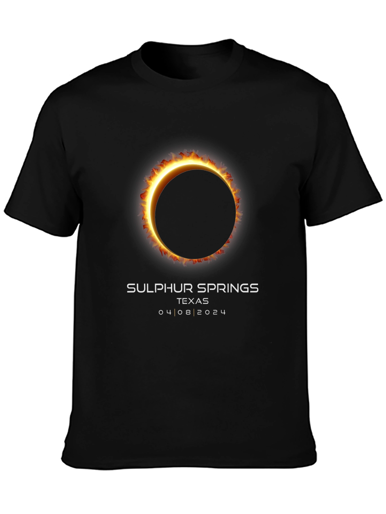 Solar Eclipse Sulphur Springs Texas T-Shirt