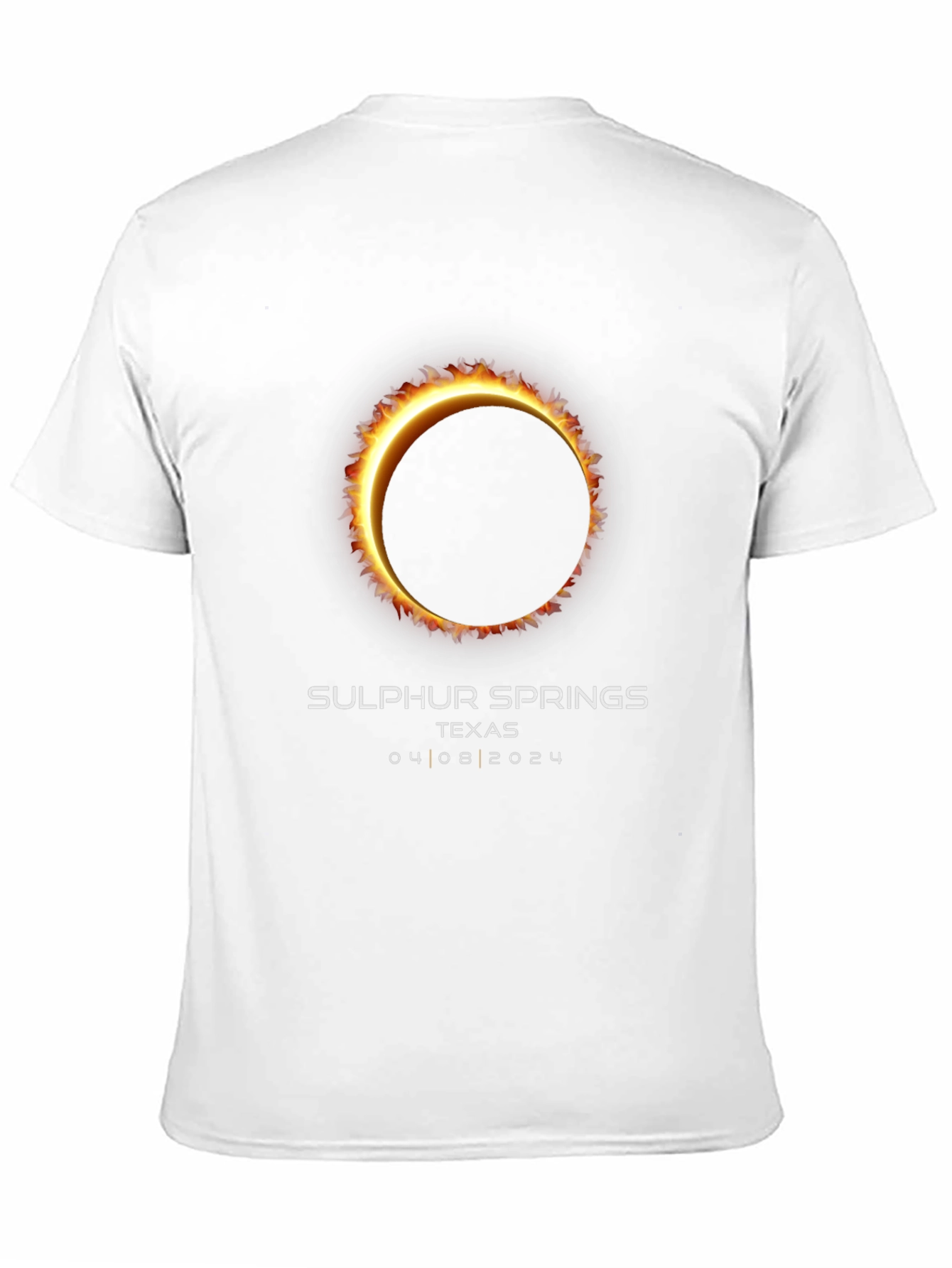 Solar Eclipse Sulphur Springs Texas T-Shirt