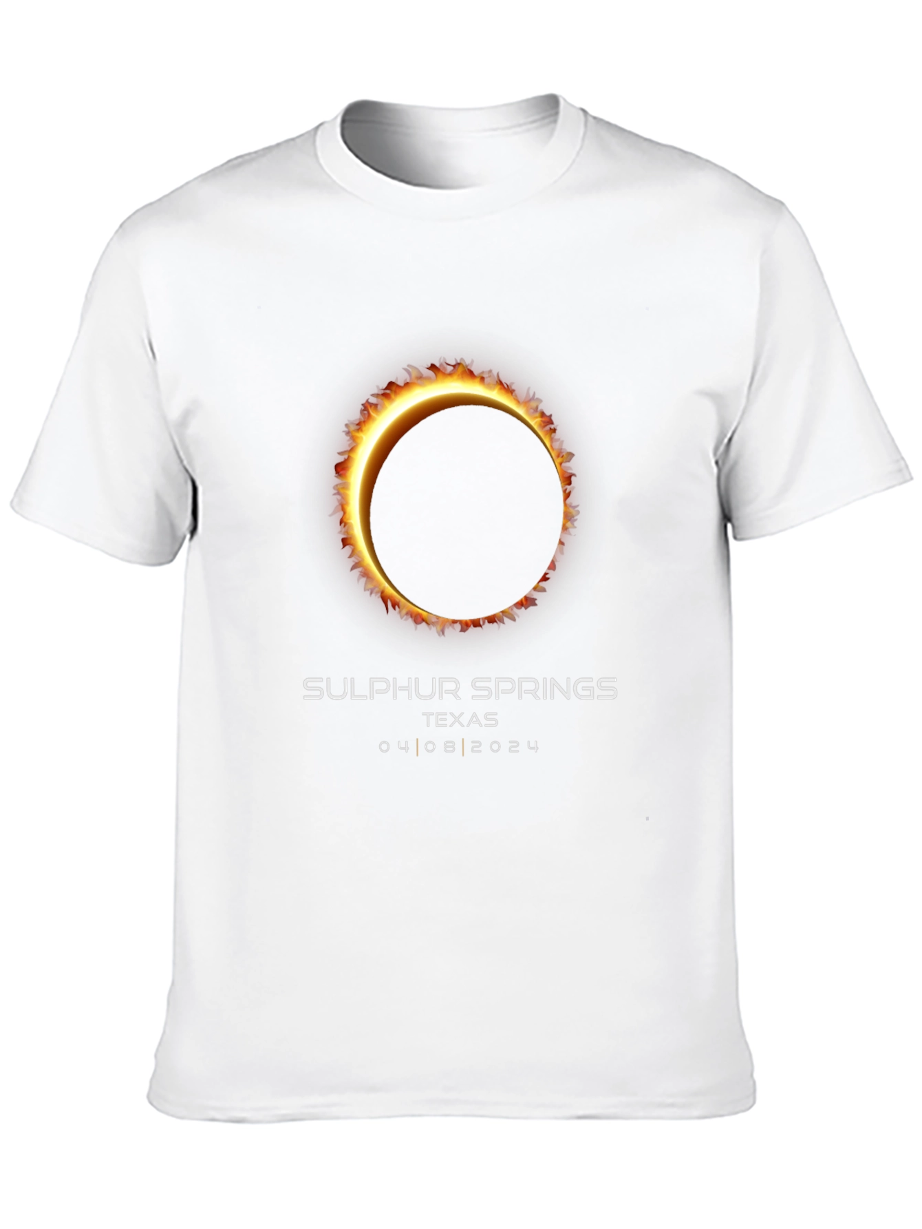 Solar Eclipse Sulphur Springs Texas T-Shirt