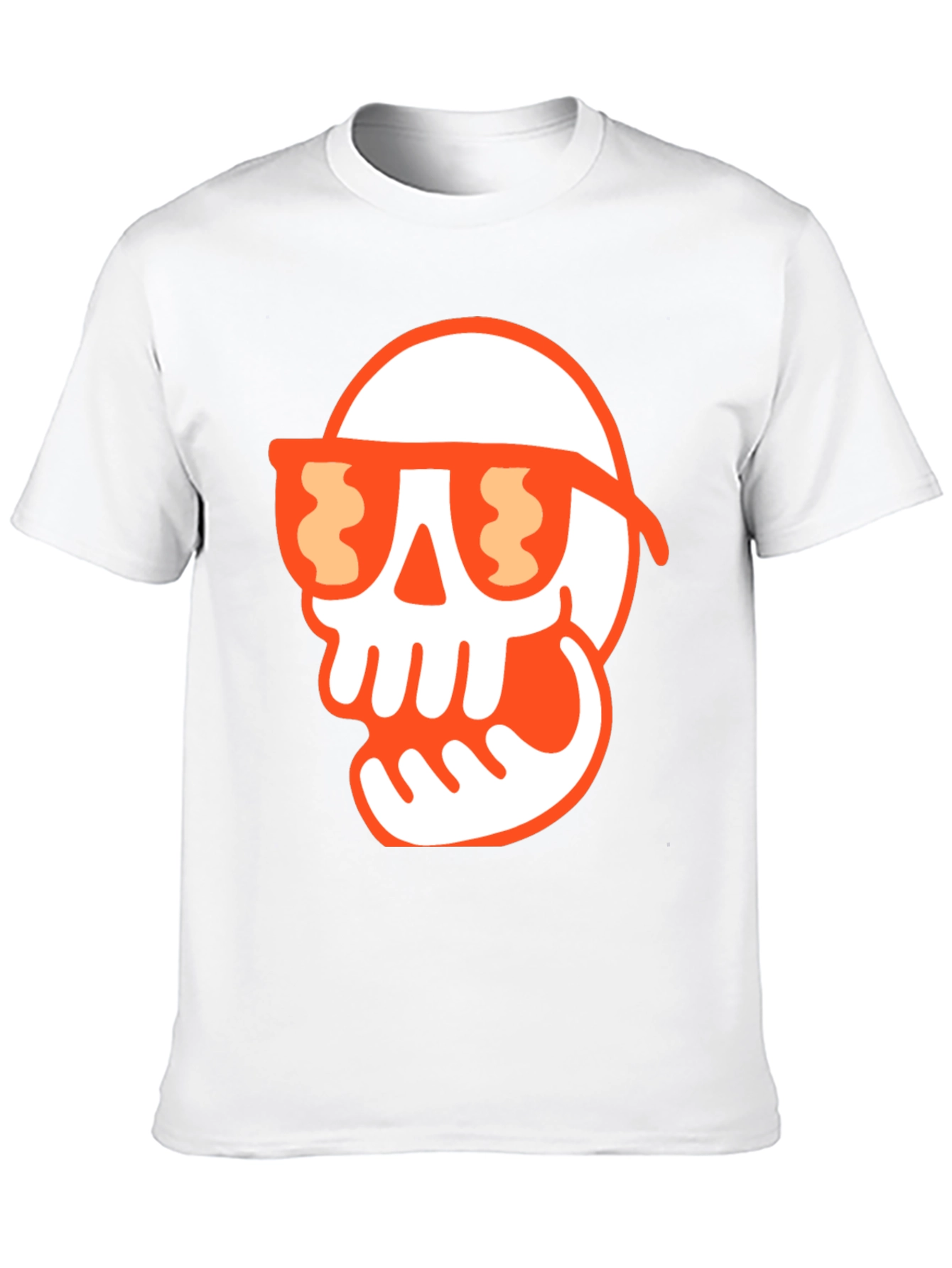 Cool Skull Graphic Tee - Black