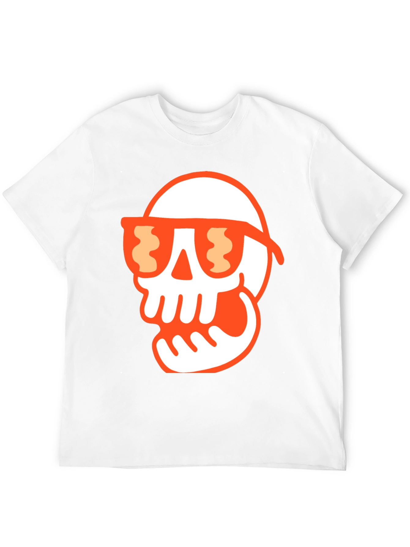 Cool Skull Graphic Tee - Black