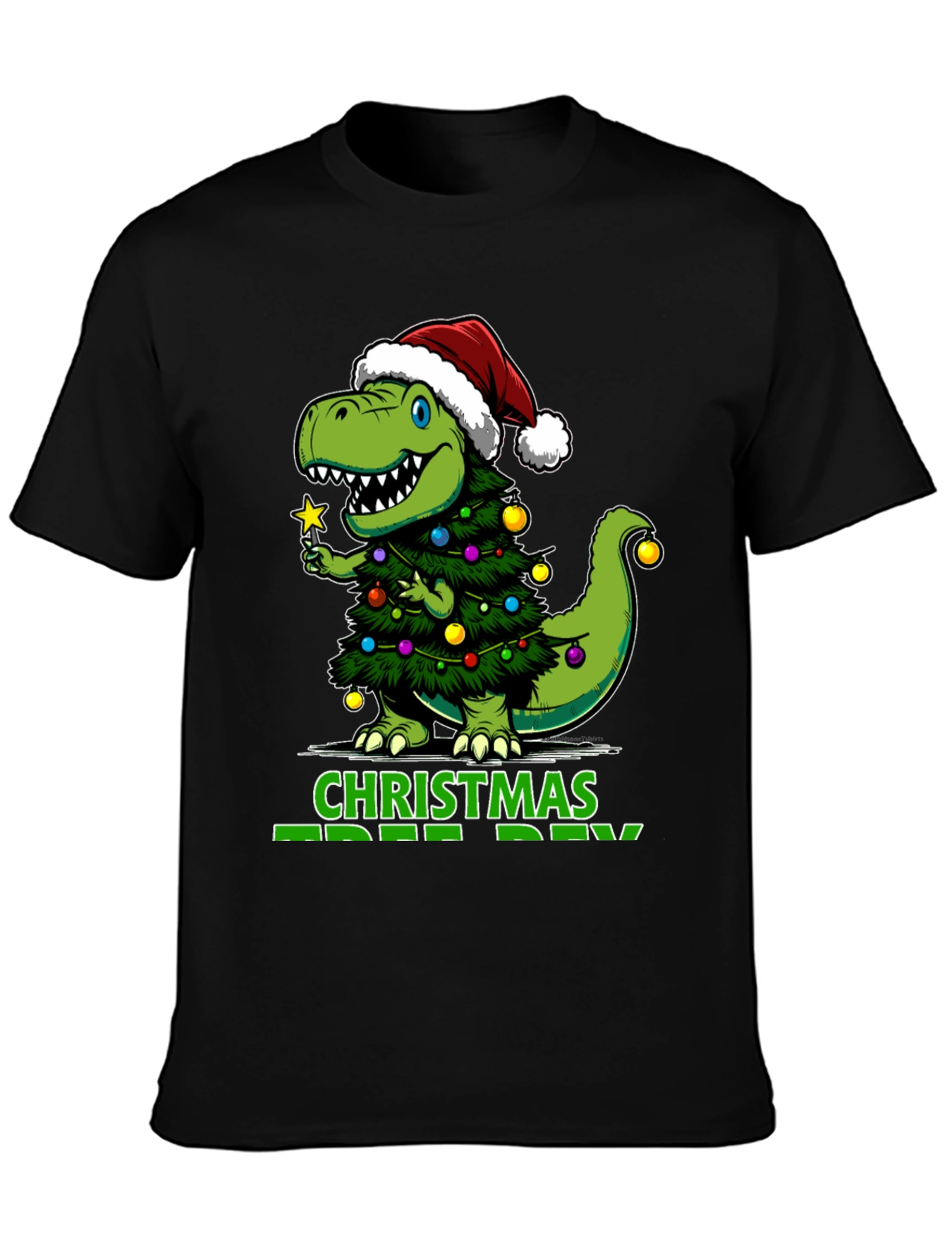 T-Rex Christmas Tree Rex Holiday T-Shirt