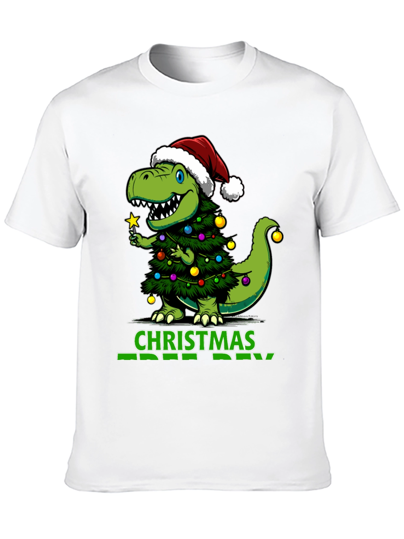 T-Rex Christmas Tree Rex Holiday T-Shirt