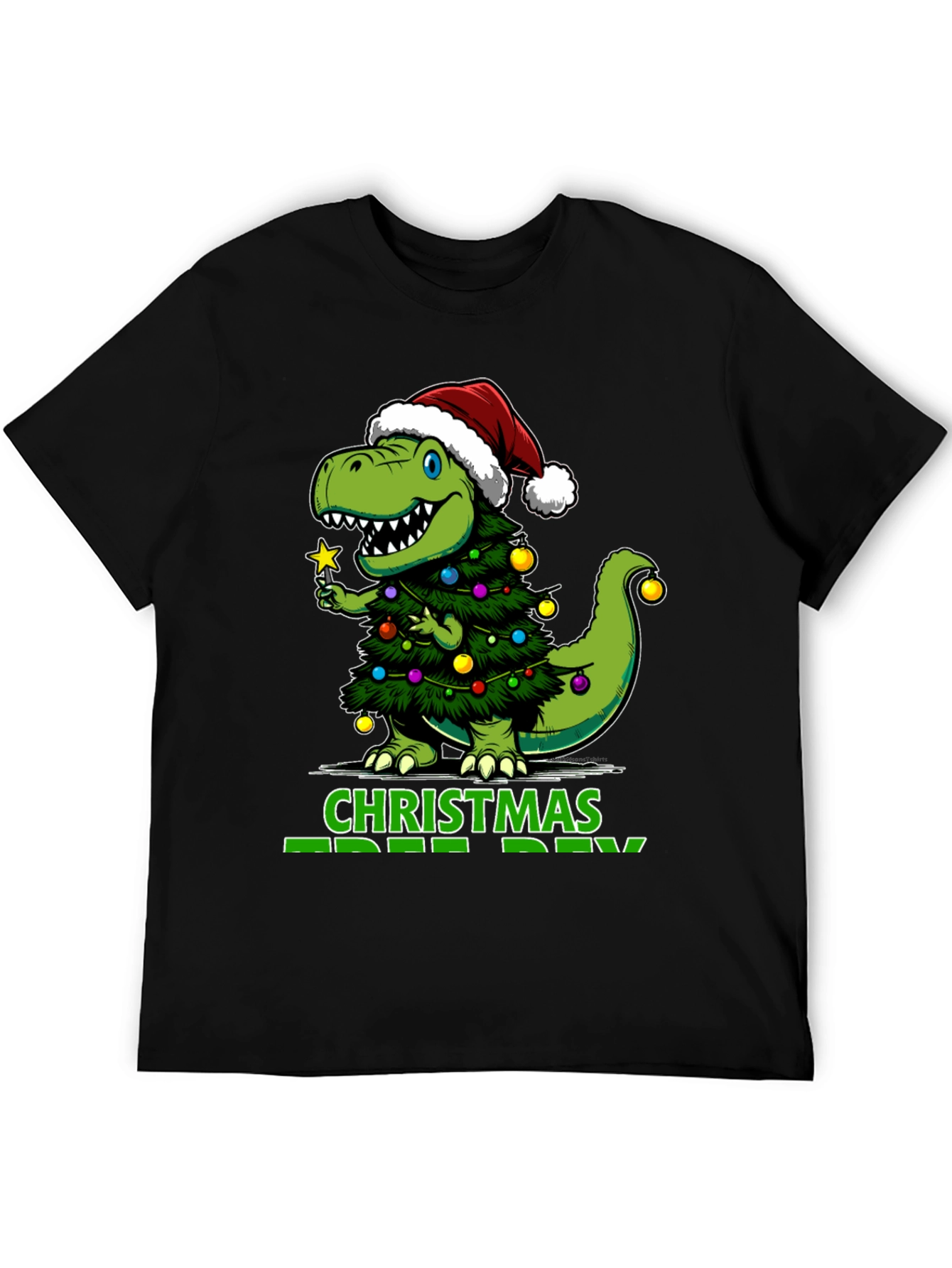 T-Rex Christmas Tree Rex Holiday T-Shirt