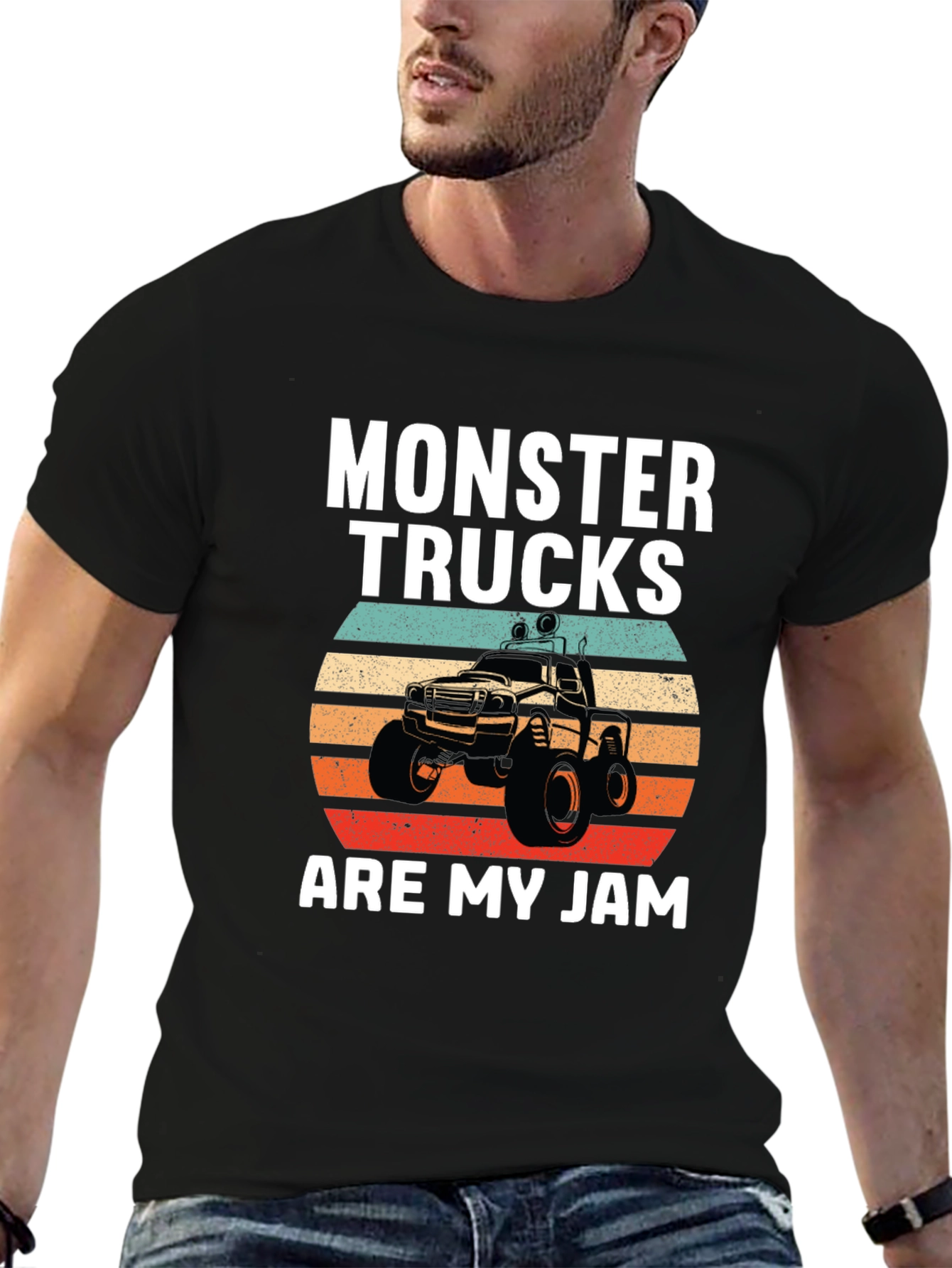 Monster Truck Graphic Tee - Are My Jam Design