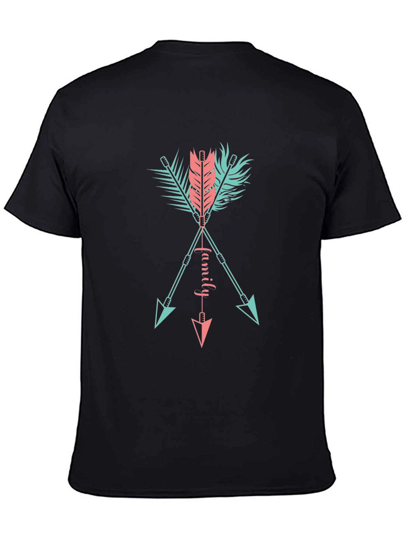 Family Arrows Graphic Tee - Casual Comfort