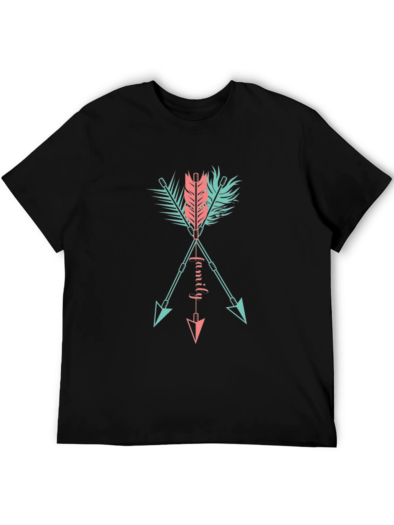 Family Arrows Graphic Tee - Casual Comfort