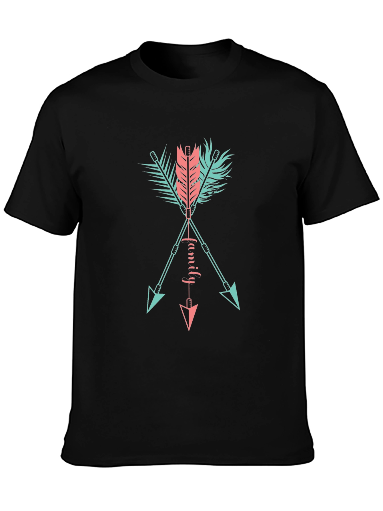 Family Arrows Graphic Tee - Casual Comfort