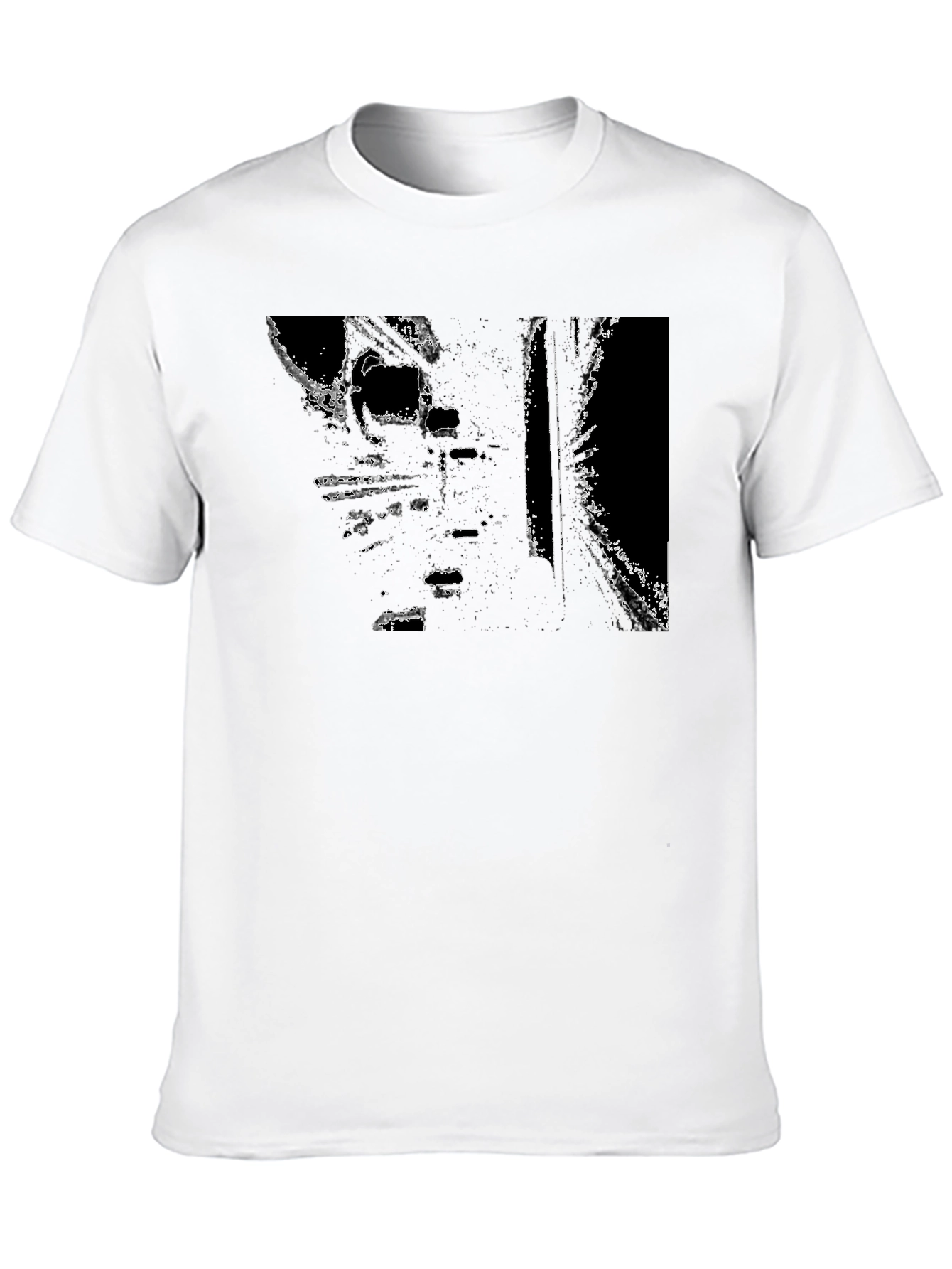 Modern Graphic Black T-Shirt