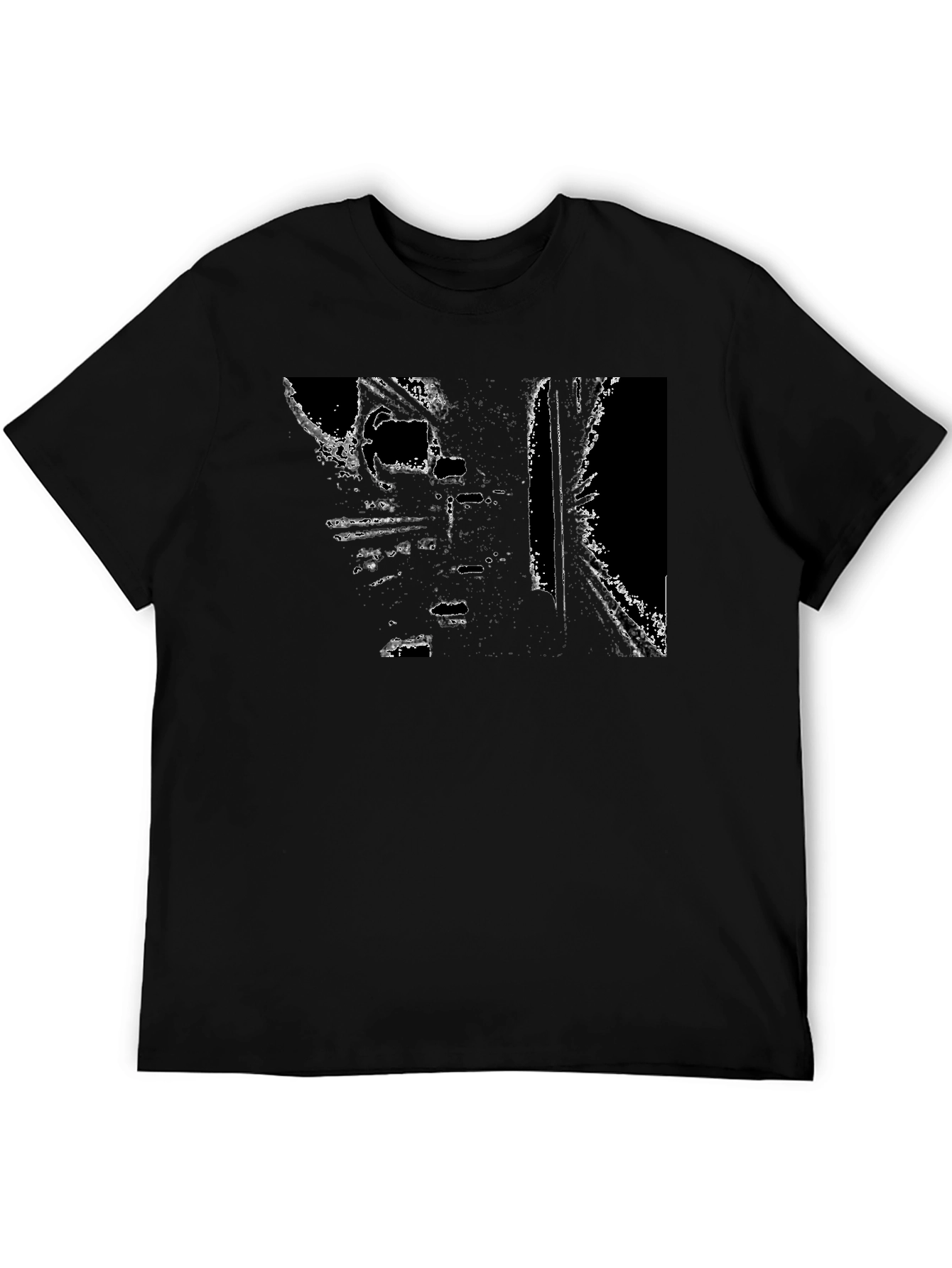 Modern Graphic Black T-Shirt