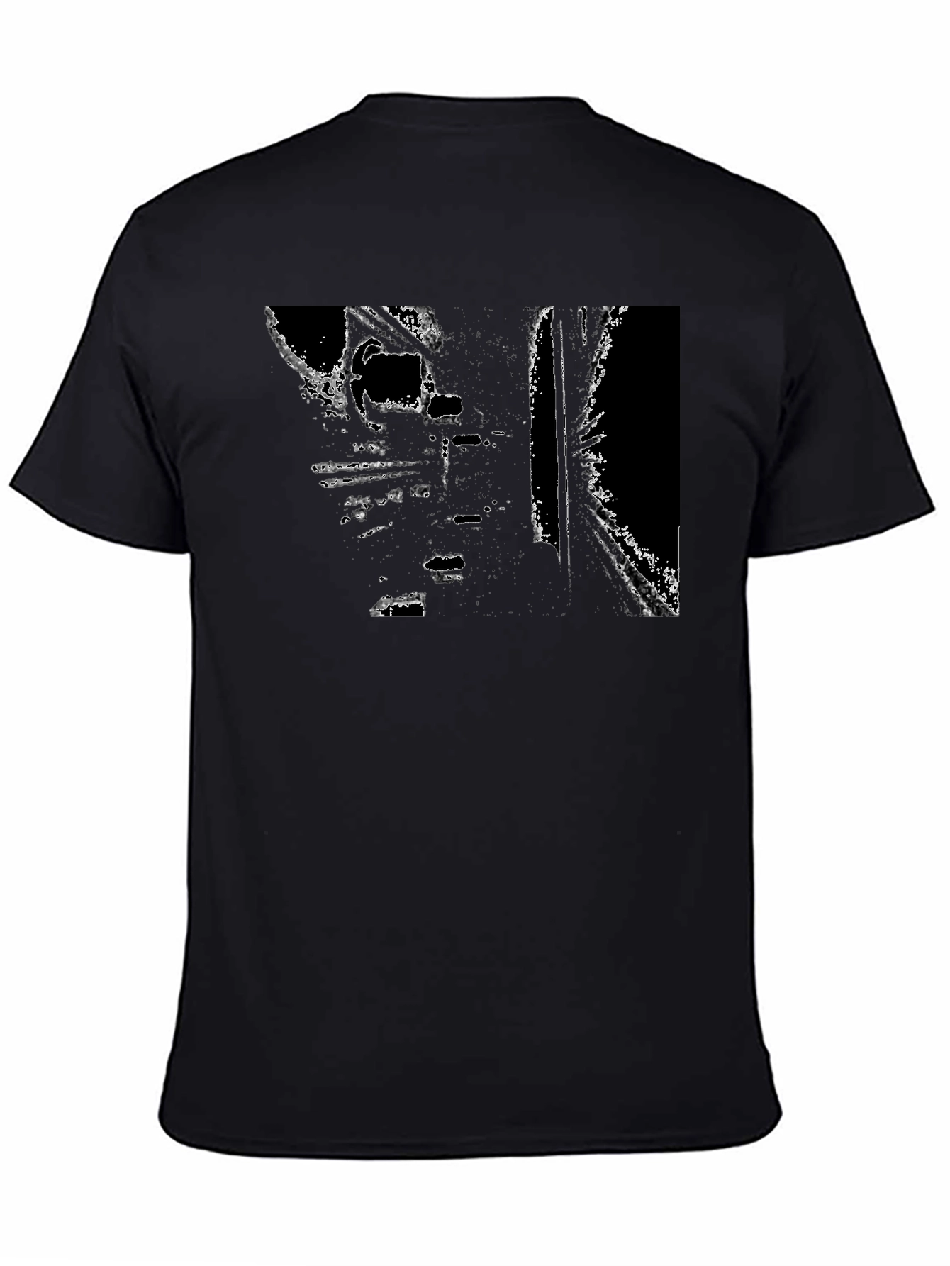 Modern Graphic Black T-Shirt