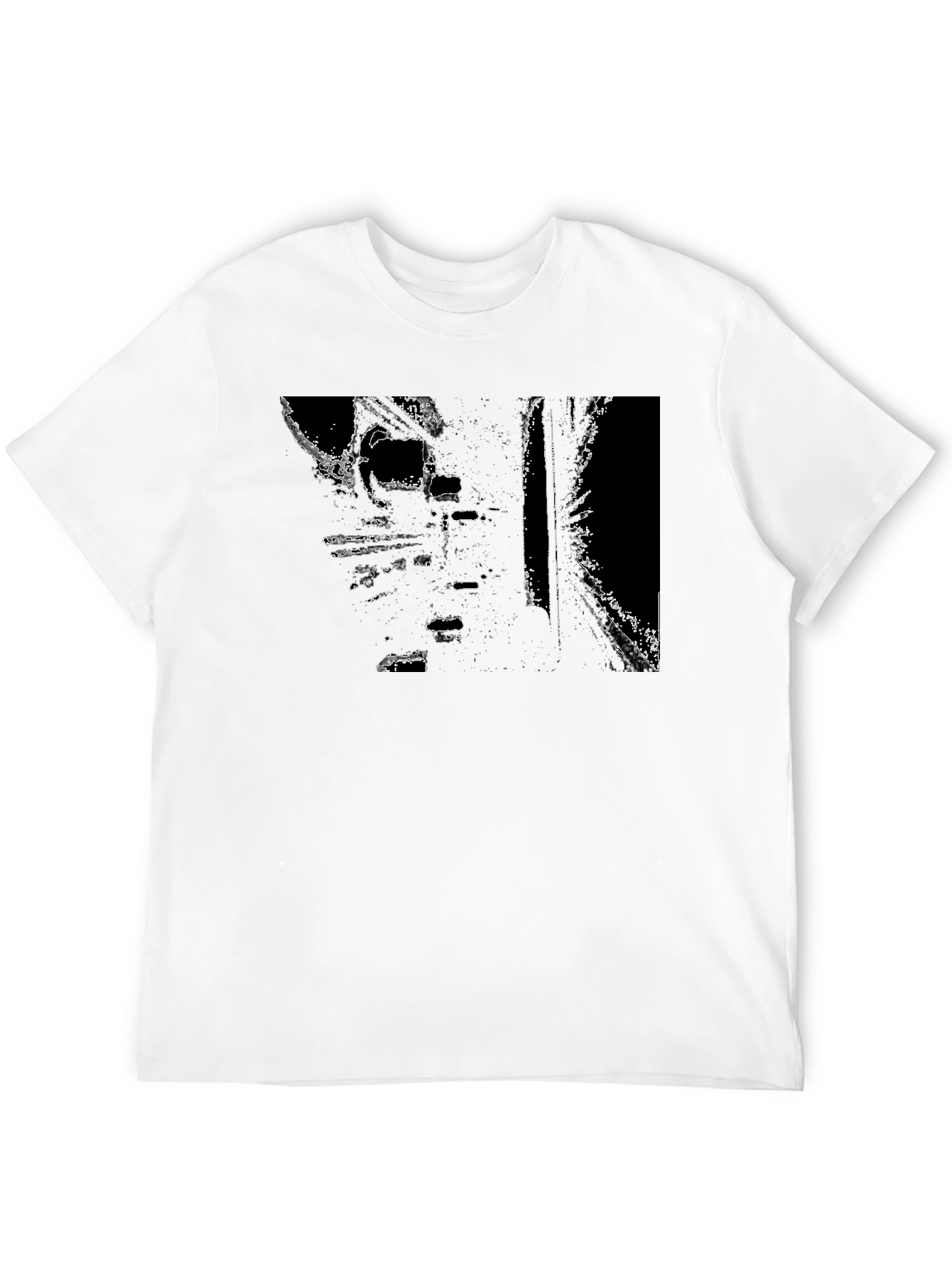 Modern Graphic Black T-Shirt