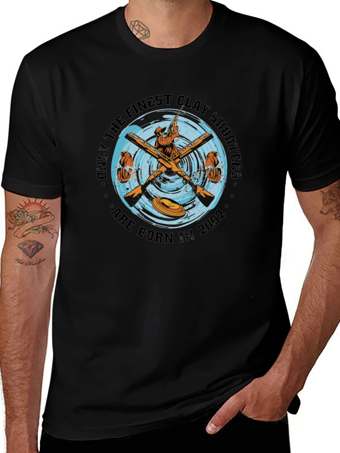 Finest Clay Shooters Black T-Shirt