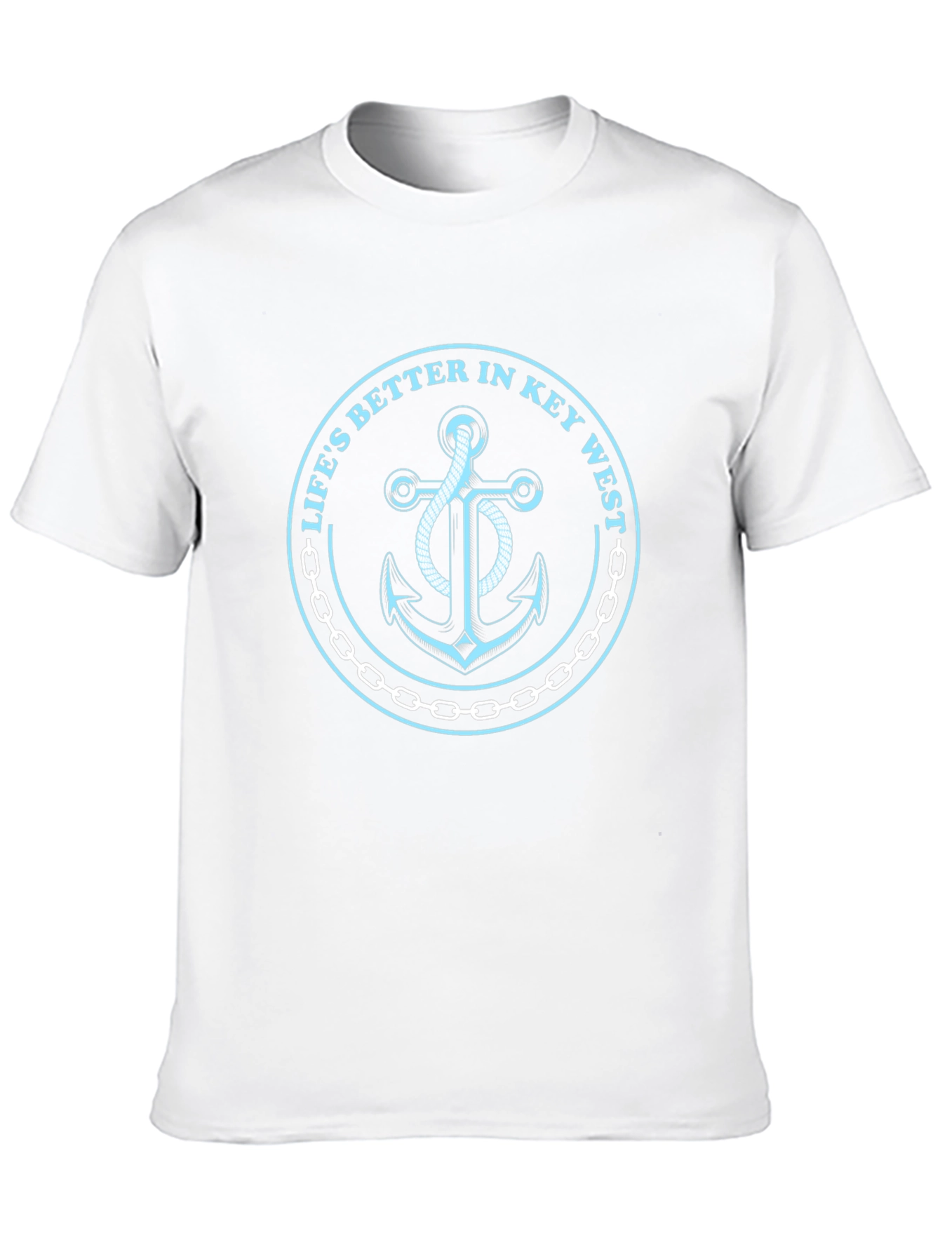 Lifes Better in Key West Anchor Graphic Tee