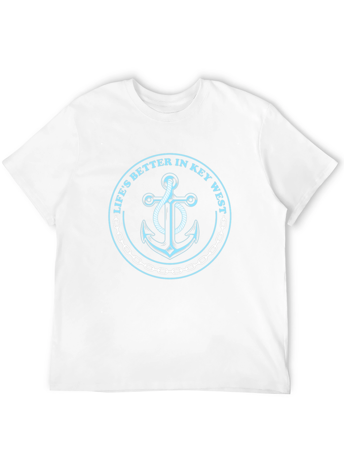 Lifes Better in Key West Anchor Graphic Tee